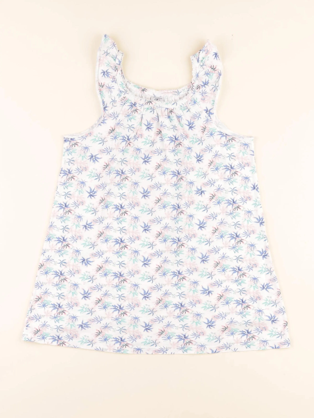 Chemise de nuit coton multicolore