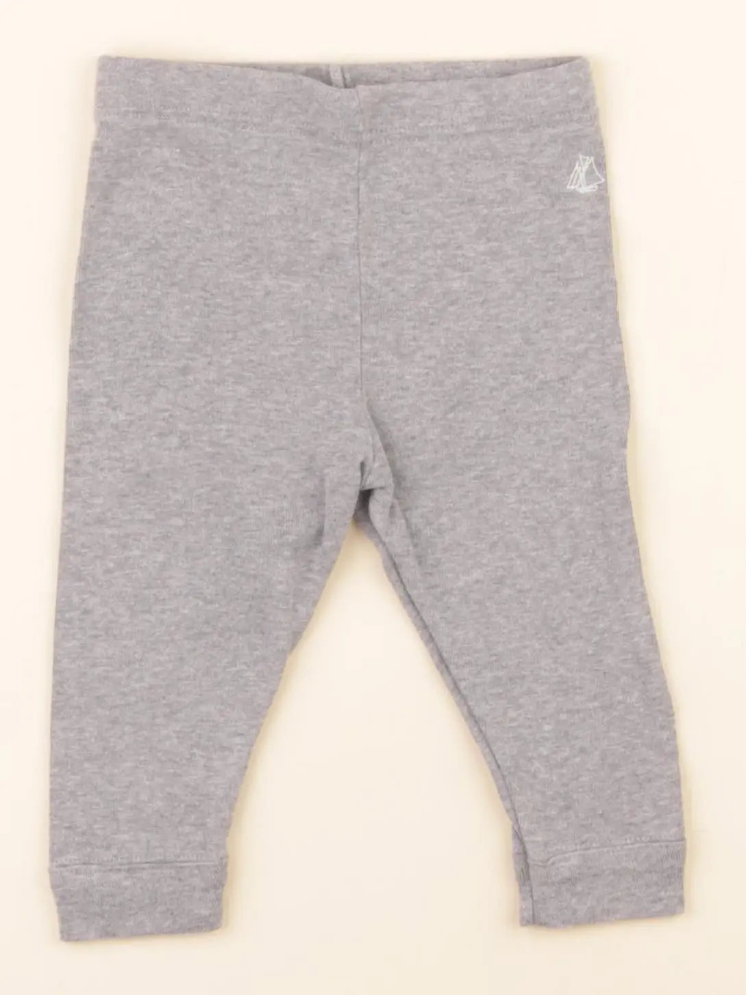 Petit Bateau - legging gris - 6 mois