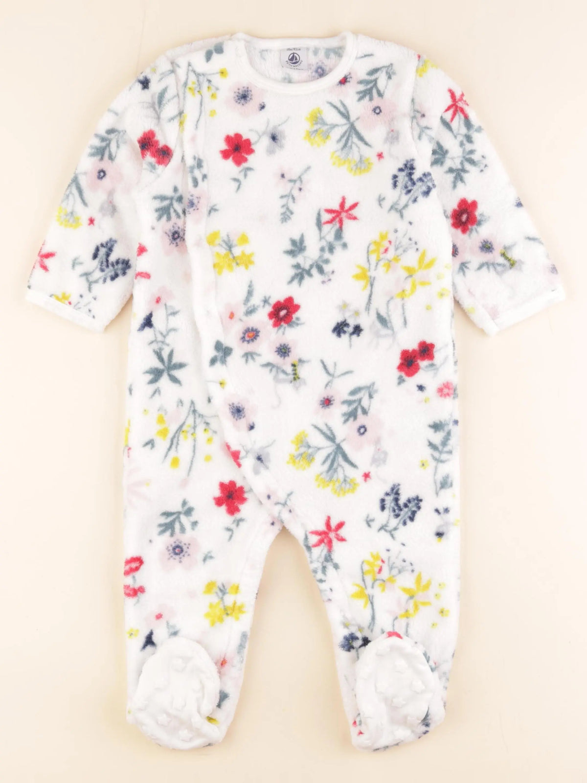 Petit Bateau - sur-pyjama blanc - 18 mois