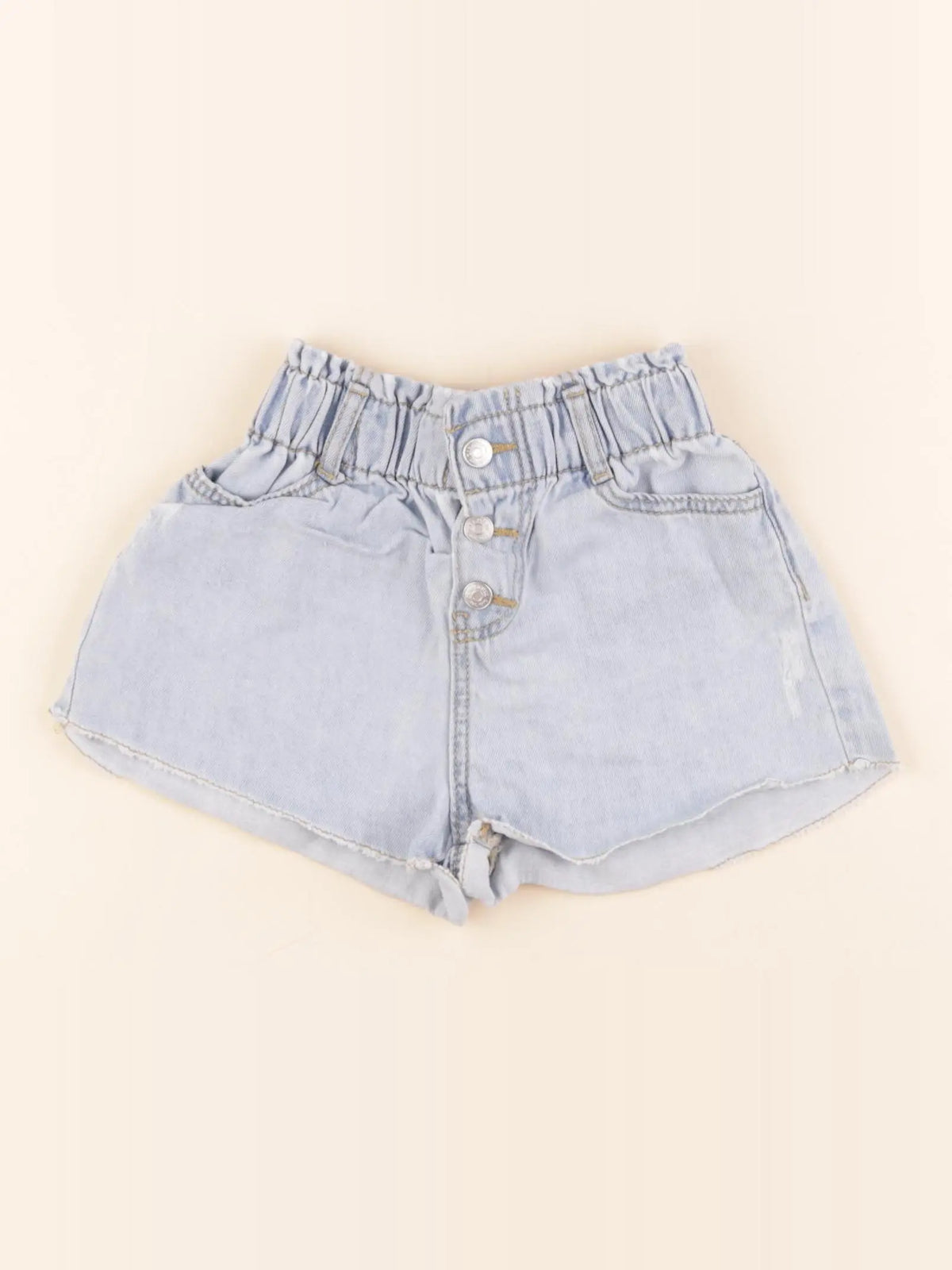 Zara - short bleu - 18/24 mois