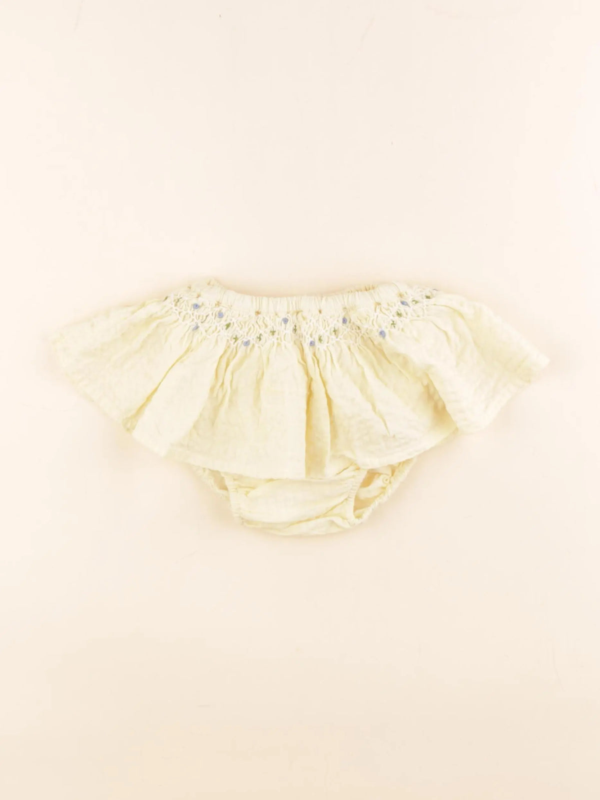 Zara - bloomer jaune - 12/18 mois