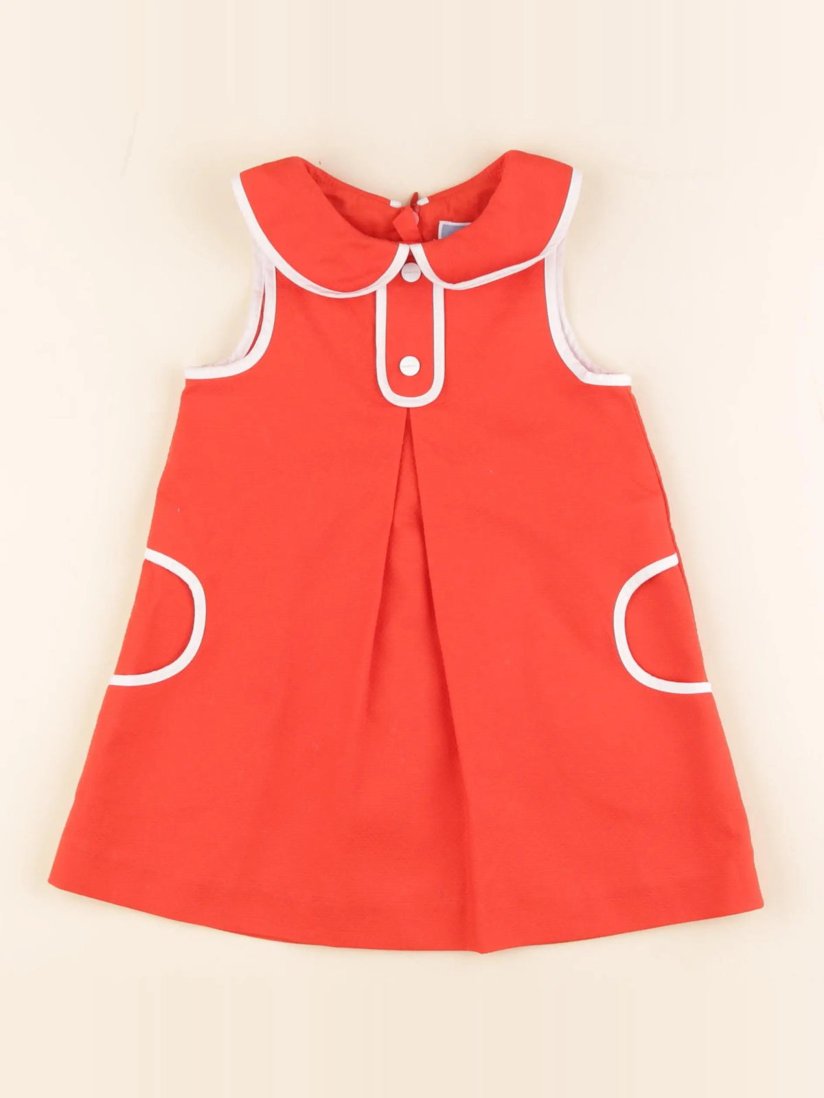 Jacadi - robe rouge - 24 mois