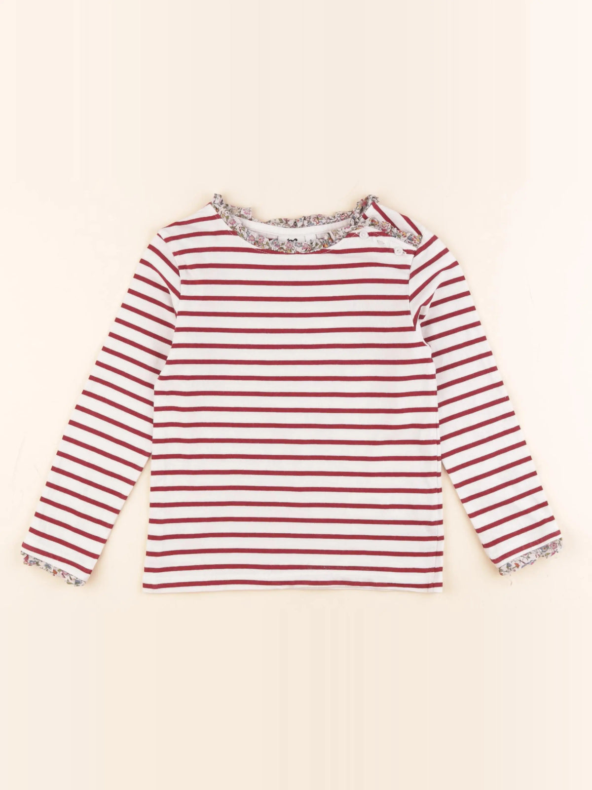 Cyrillus - tee-shirt rouge - 6 ans