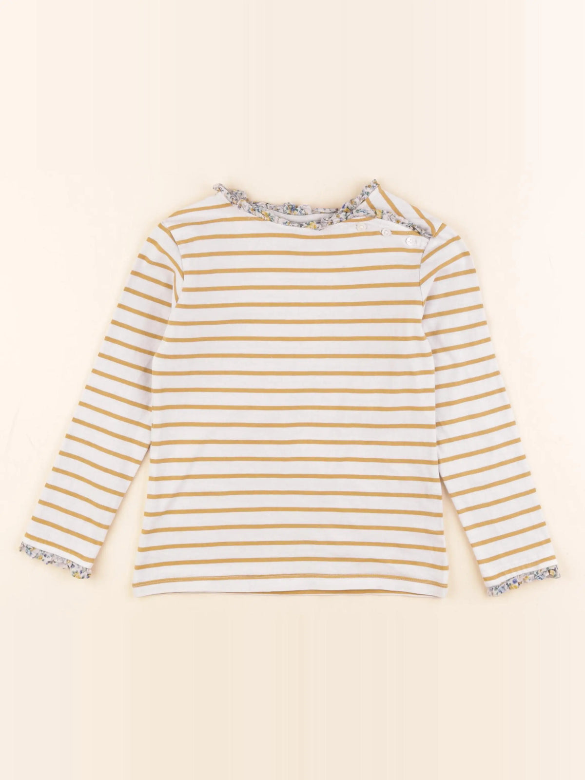 Cyrillus - tee-shirt jaune - 6 ans