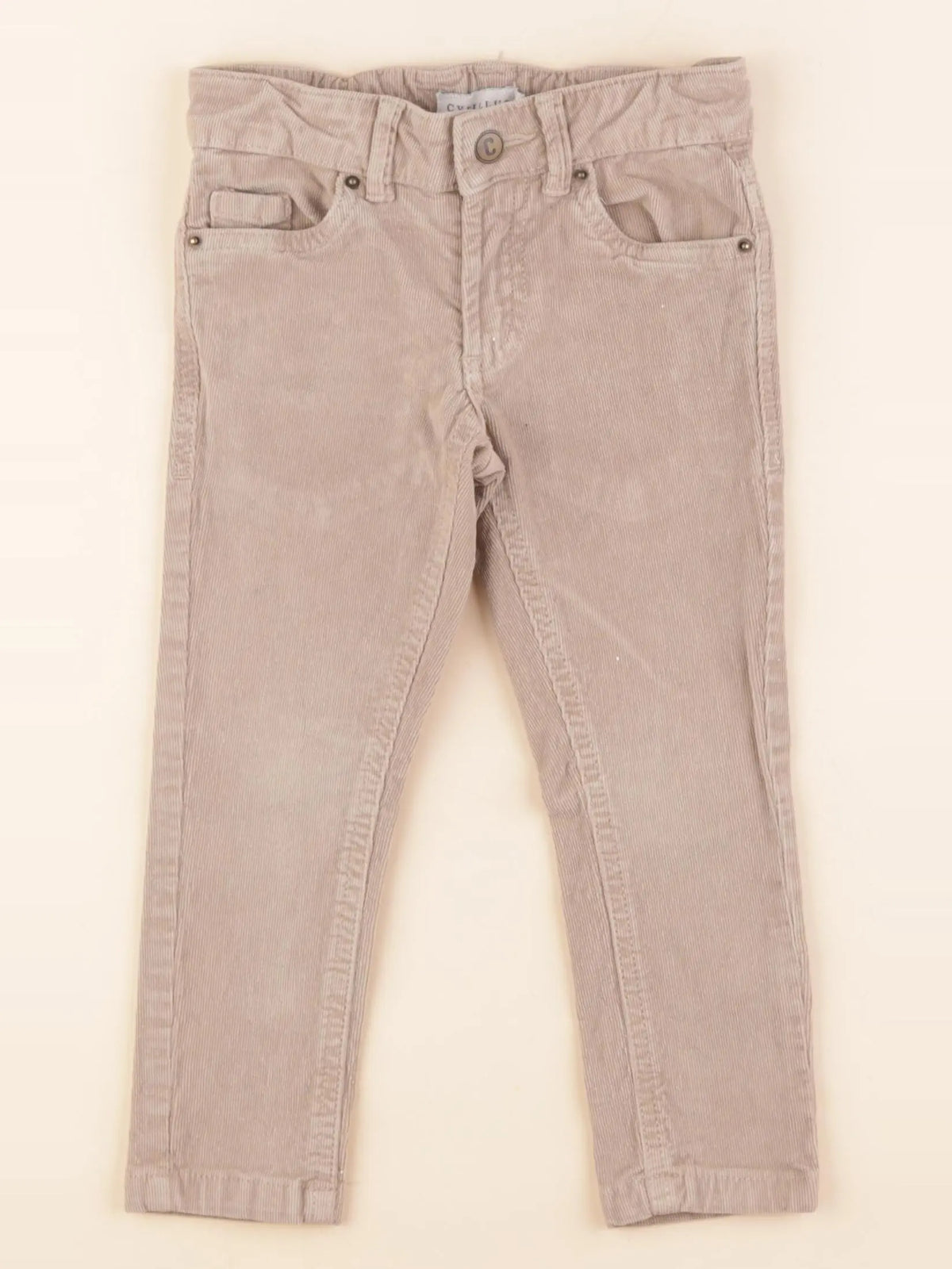Cyrillus - pantalon beige - 3 ans