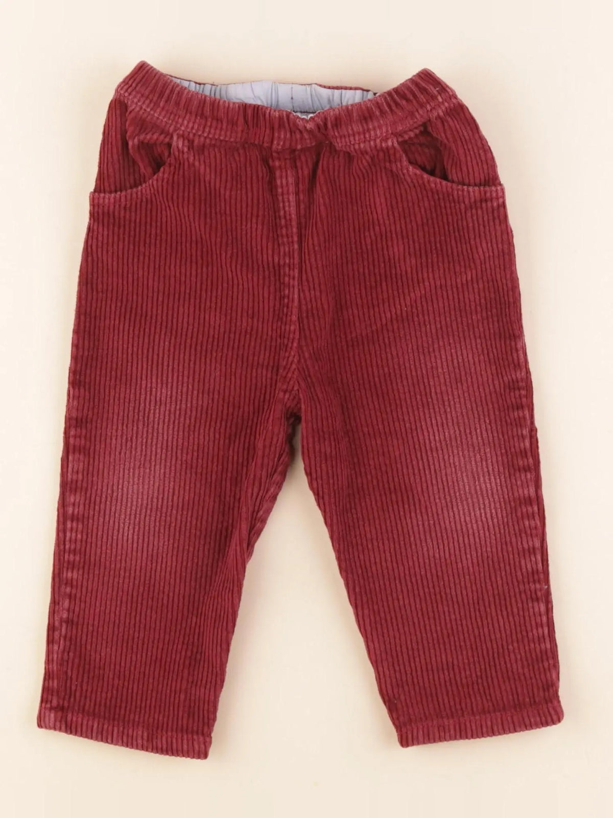 Cyrillus - pantalon rouge - 18 mois