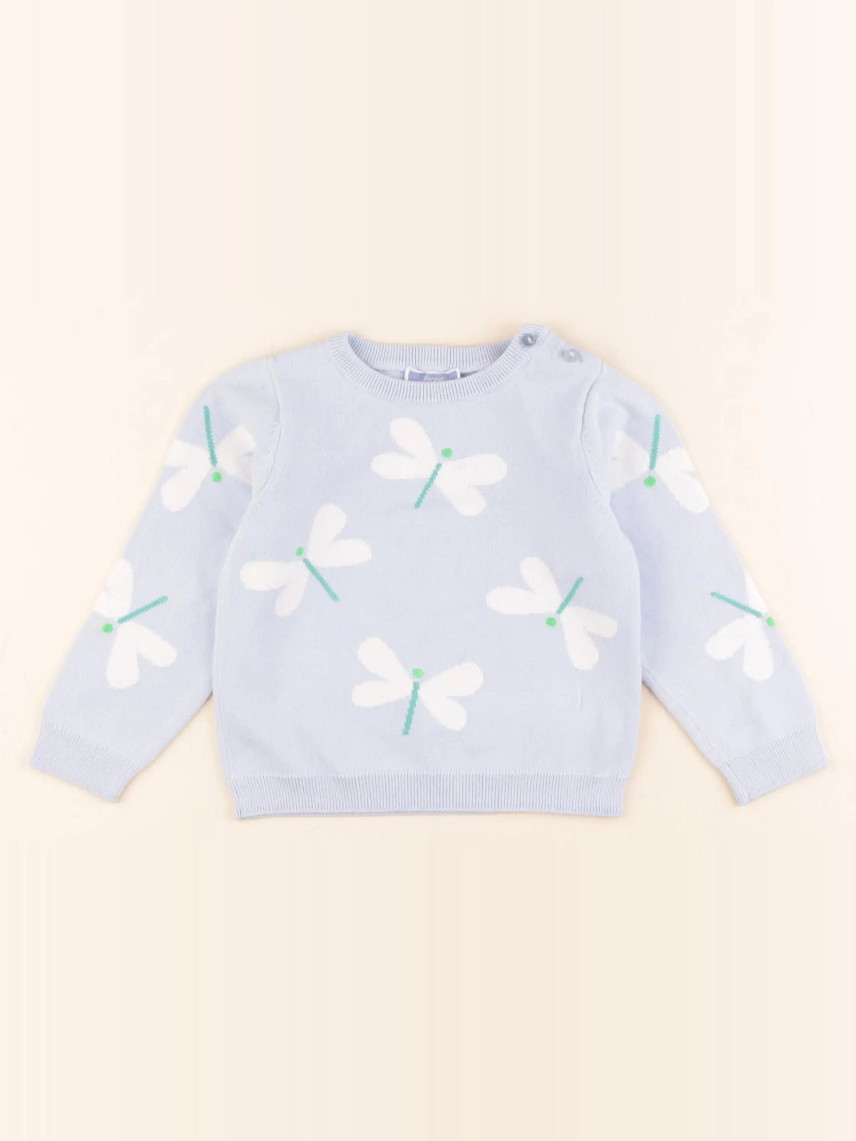 Jacadi - pull bleu - 36 mois