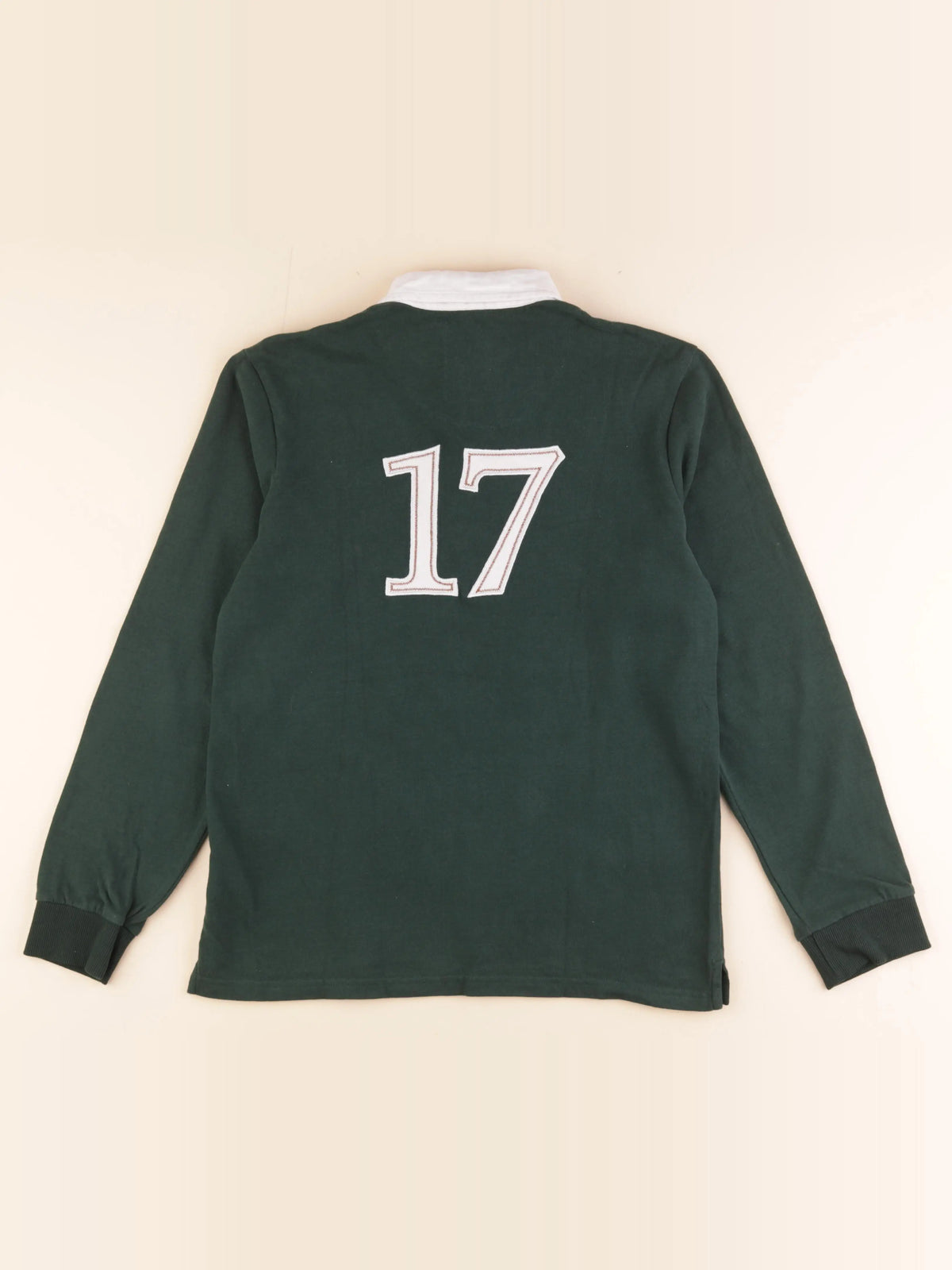 Cyrillus - polo imprimé au dos vert - 14 ans