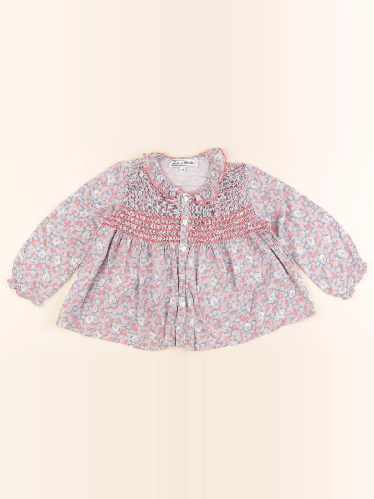 Tartine & Chocolat - blouse multicolore - 4 ans