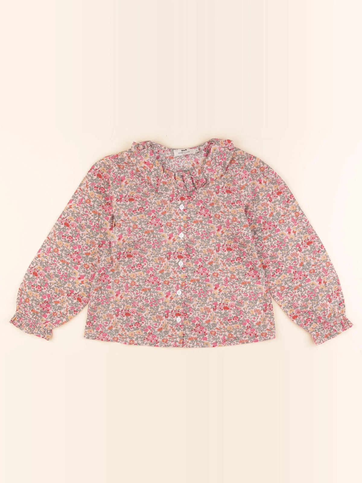 Cyrillus - blouse multicolore - 8 ans