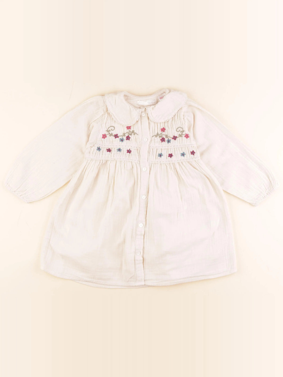 Zara - blouse beige - 4 ans