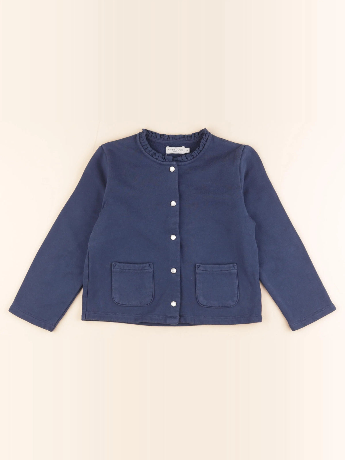 Cyrillus - sweat bleu - 8 ans