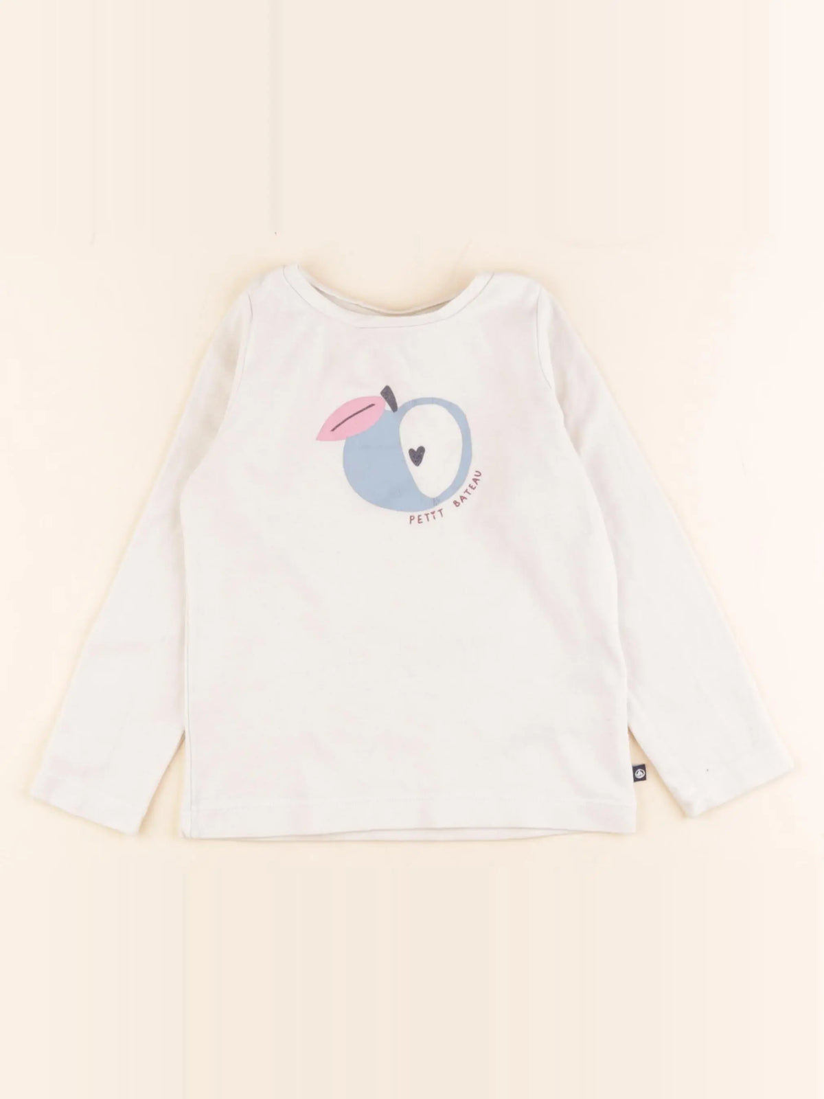 Petit Bateau - tee-shirt beige - 4 ans