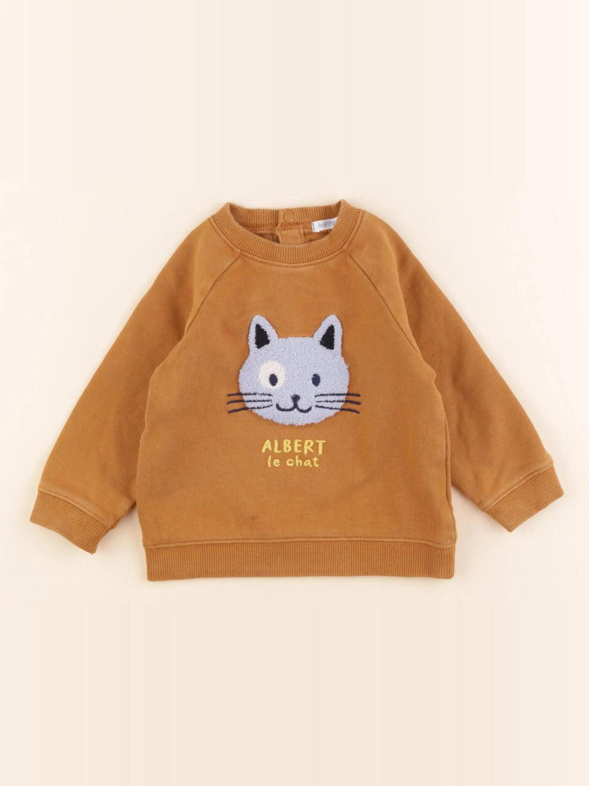 Boutchou - sweat marron - 18 mois