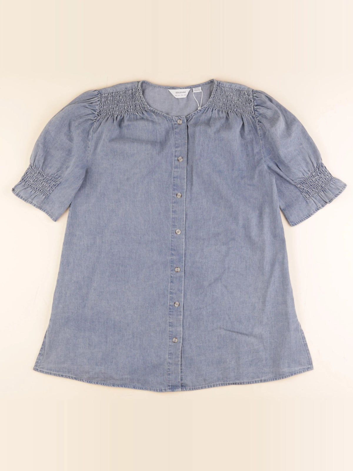 Seraphine - robe grossesse bleu - 36