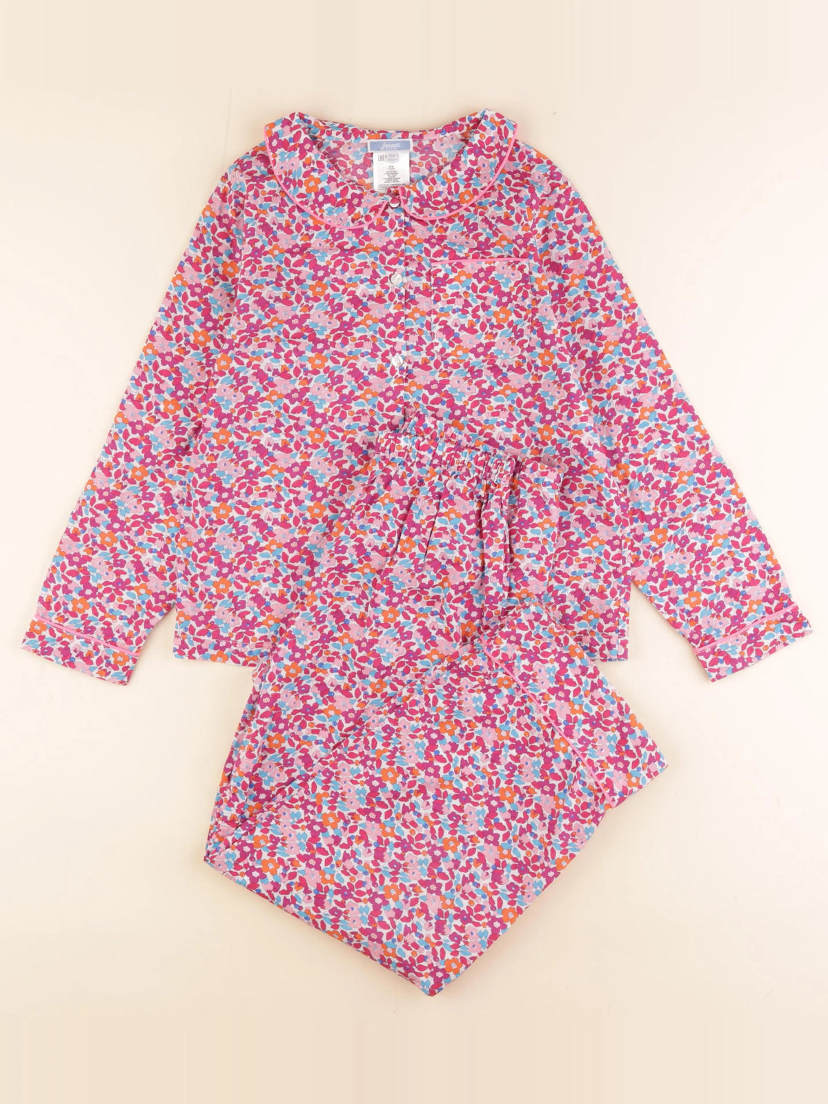Jacadi - pyjama liberty coton multicolore - 10 ans