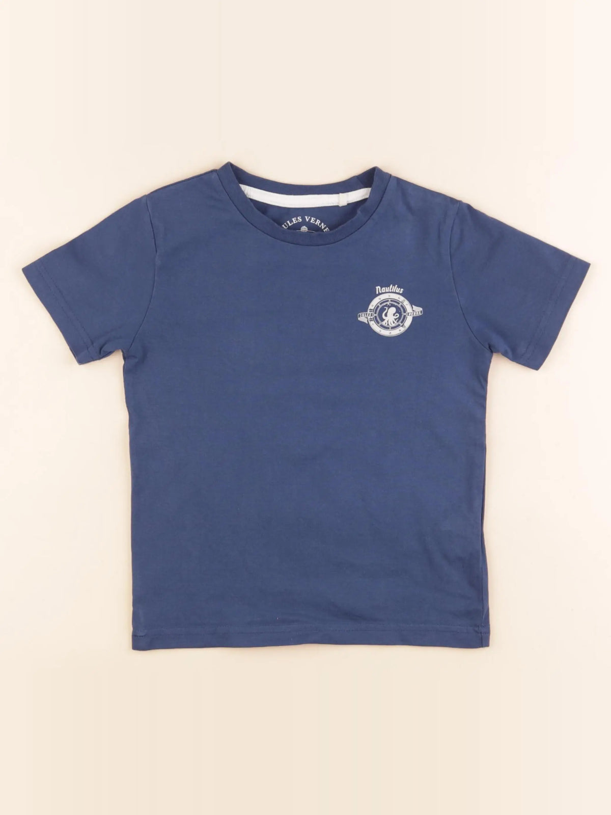 Cyrillus - tee-shirt imprimé au dos bleu - 6 ans