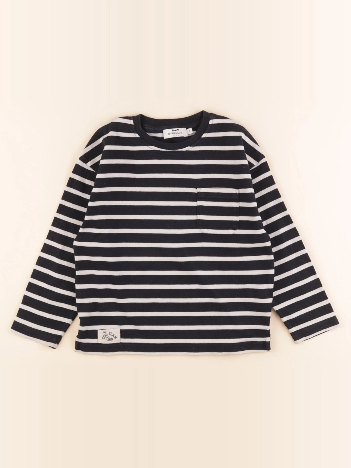 Cyrillus - tee-shirt bleu - 6 ans