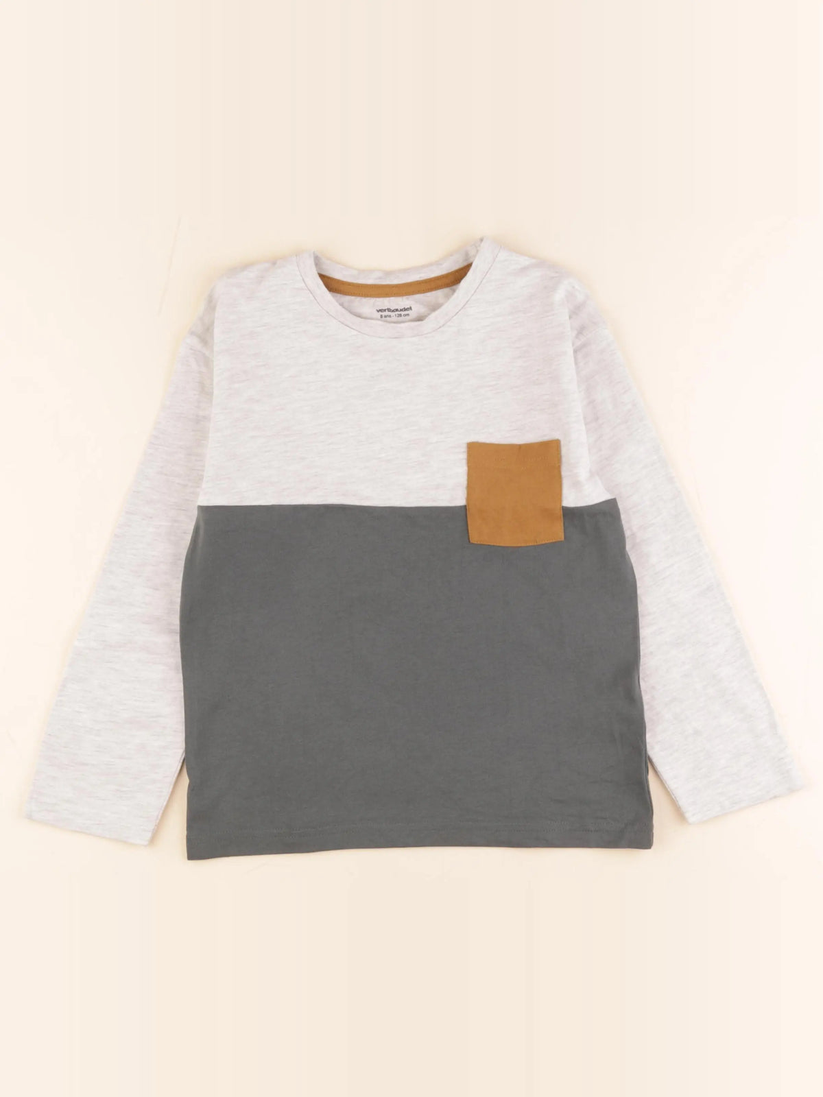 Vertbaudet - tee-shirt vert - 8 ans