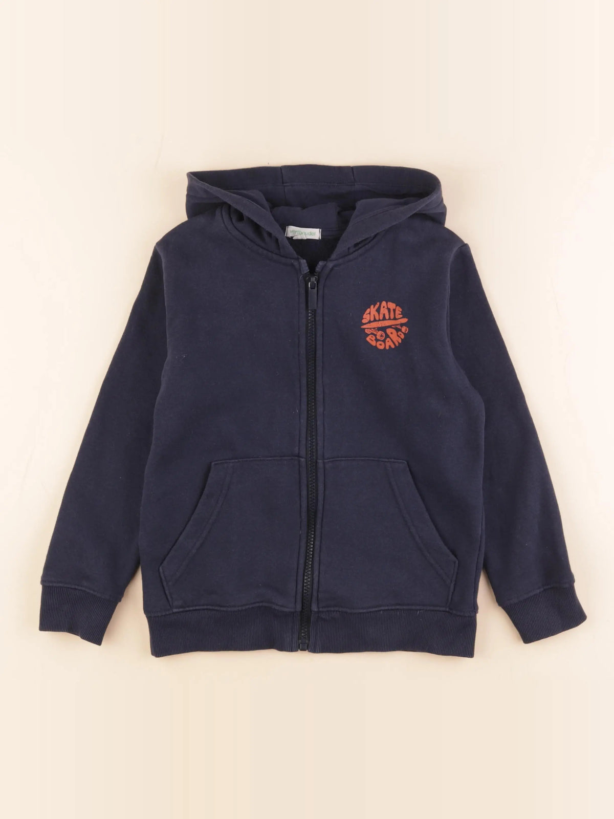 Vertbaudet - sweat bleu - 8 ans