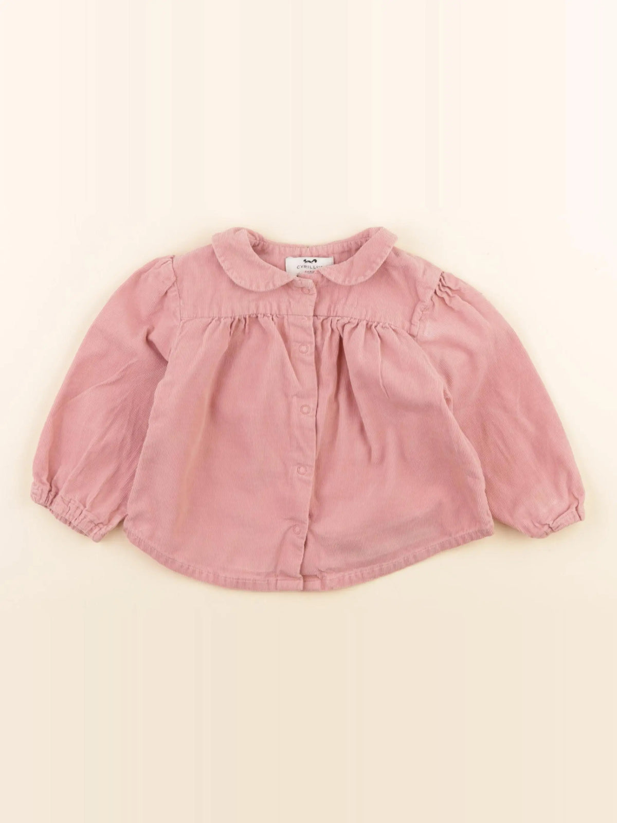 Cyrillus - blouse rose - 18 mois