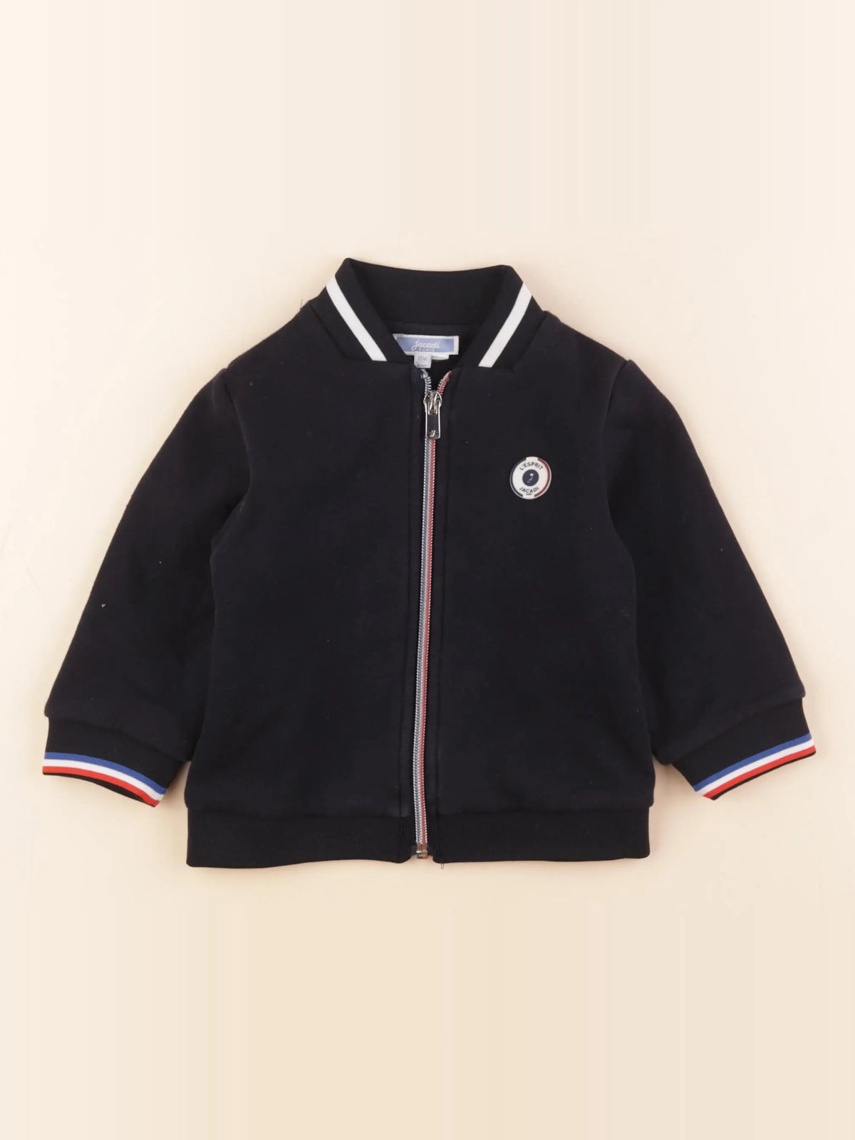 Jacadi - sweat bleu - 18 mois