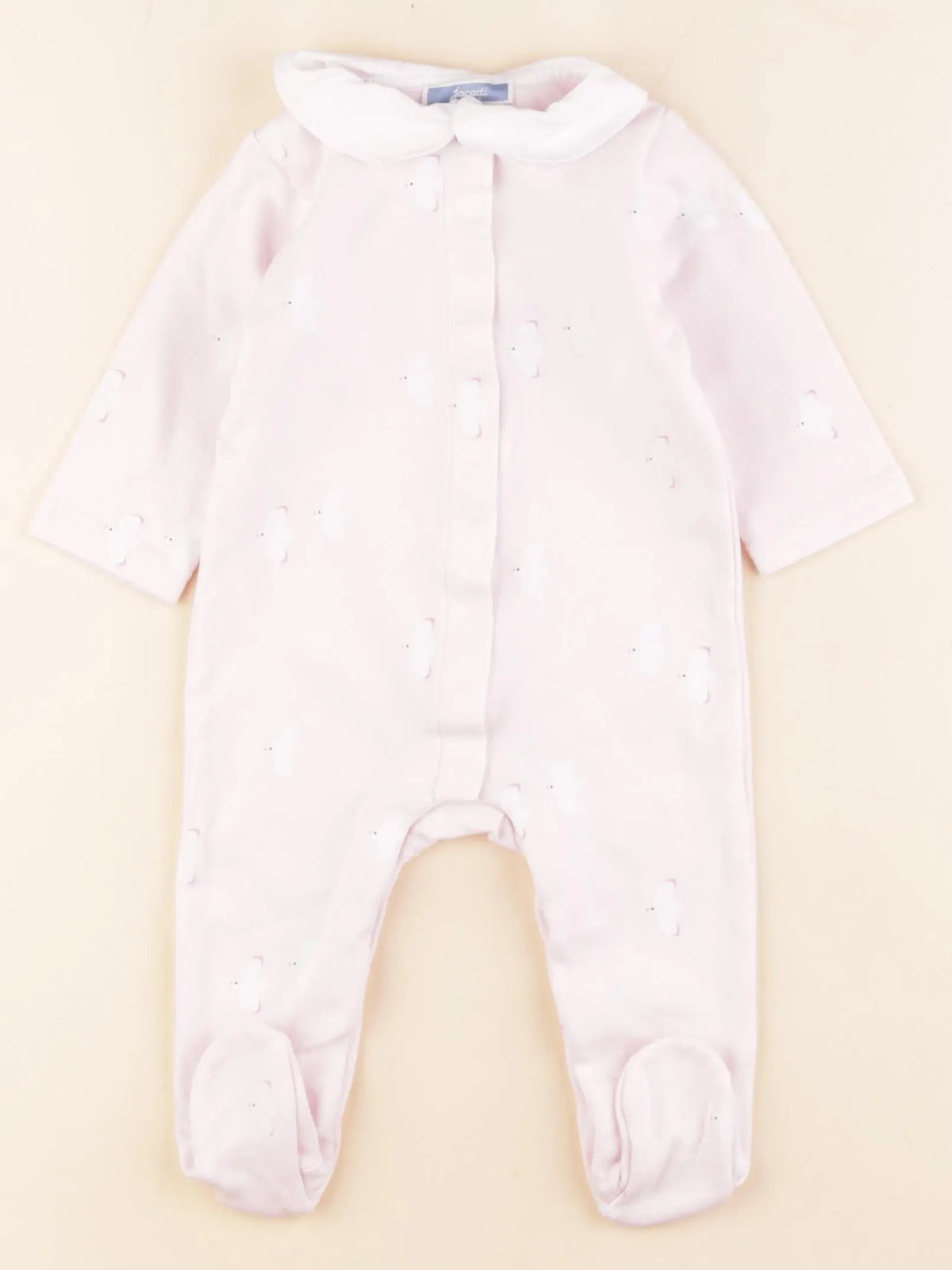 Jacadi - pyjama coton rose - 6 mois