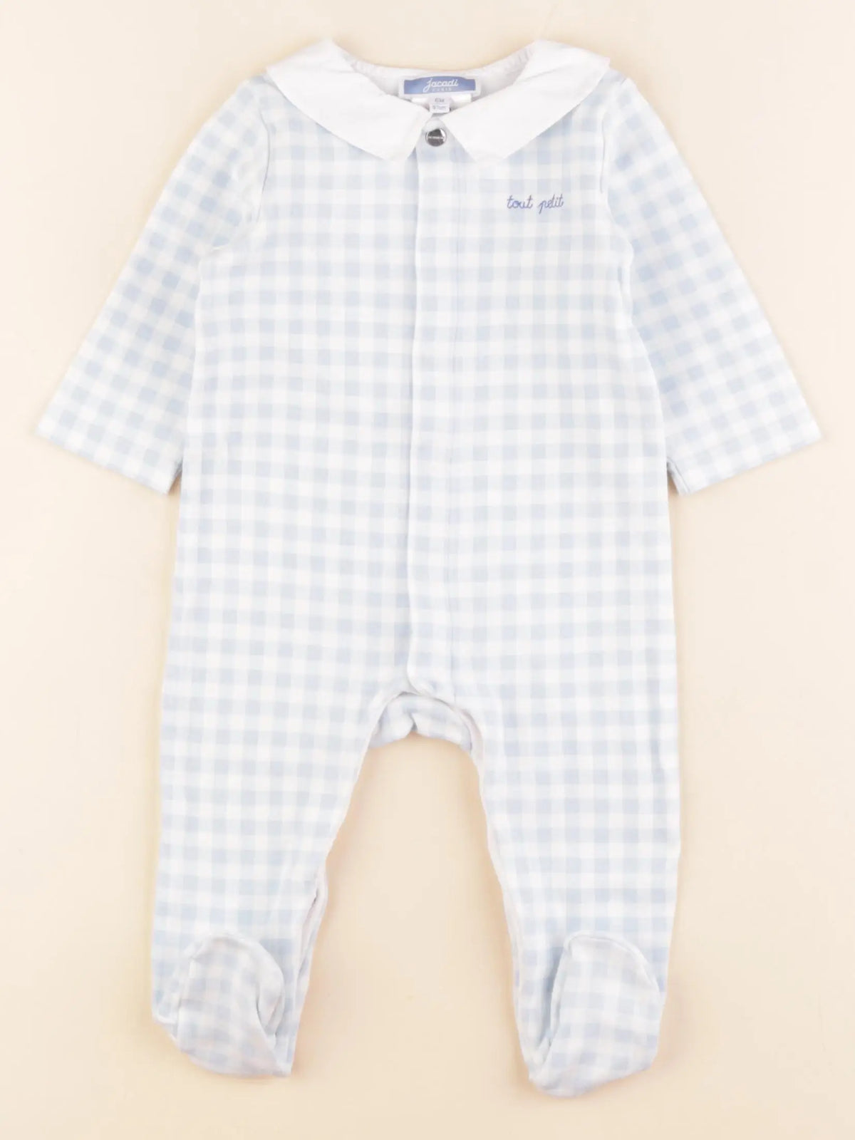 Jacadi - pyjama coton bleu - 6 mois