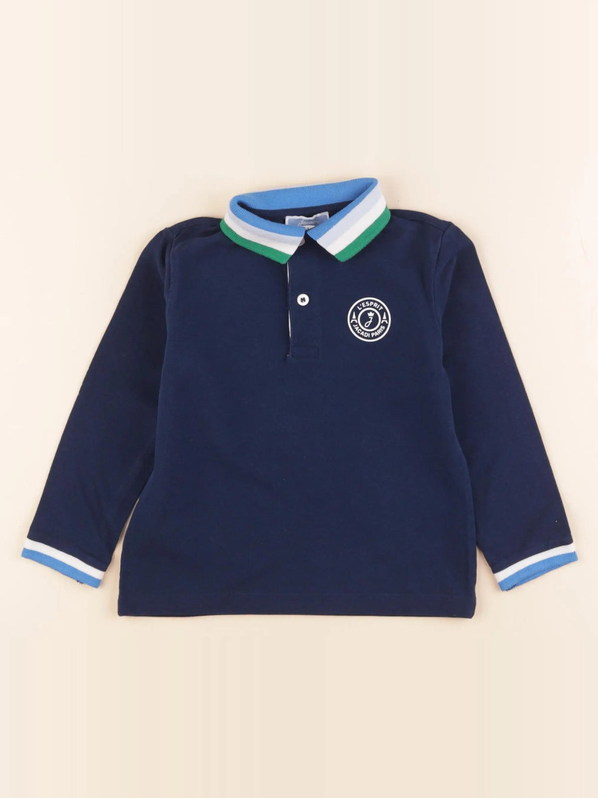 Jacadi - polo bleu - 3 ans