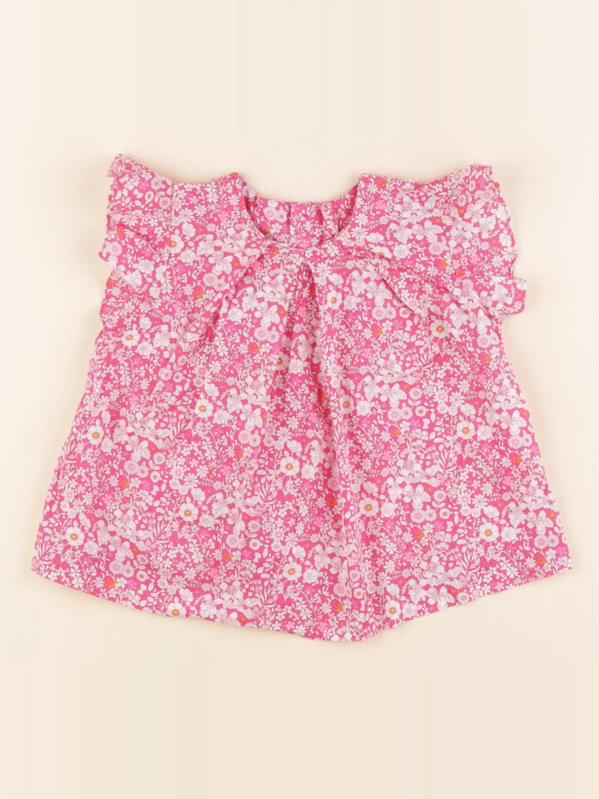 Jacadi - blouse liberty rose - 18 mois
