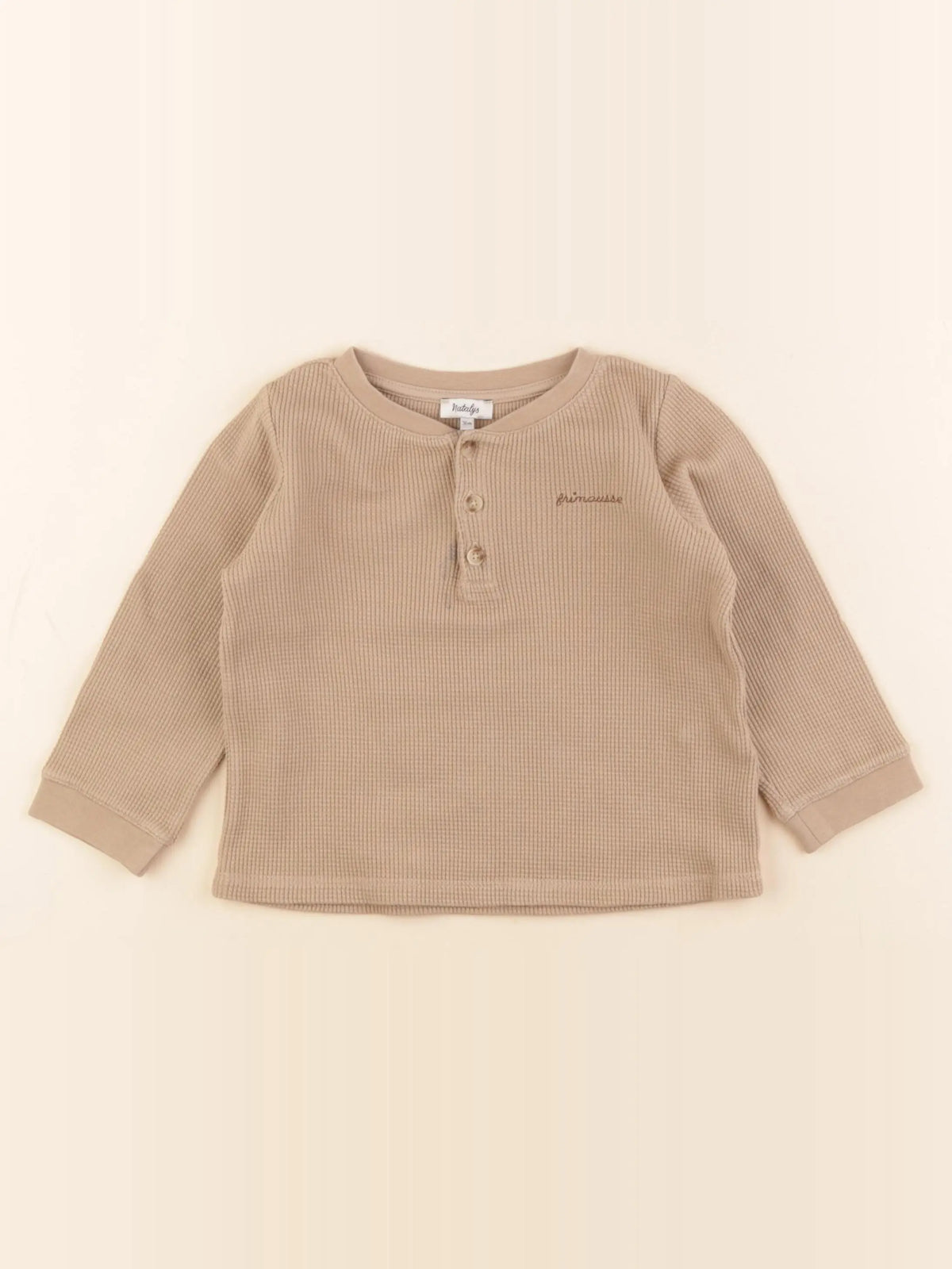 Natalys - tee-shirt marron - 36 mois