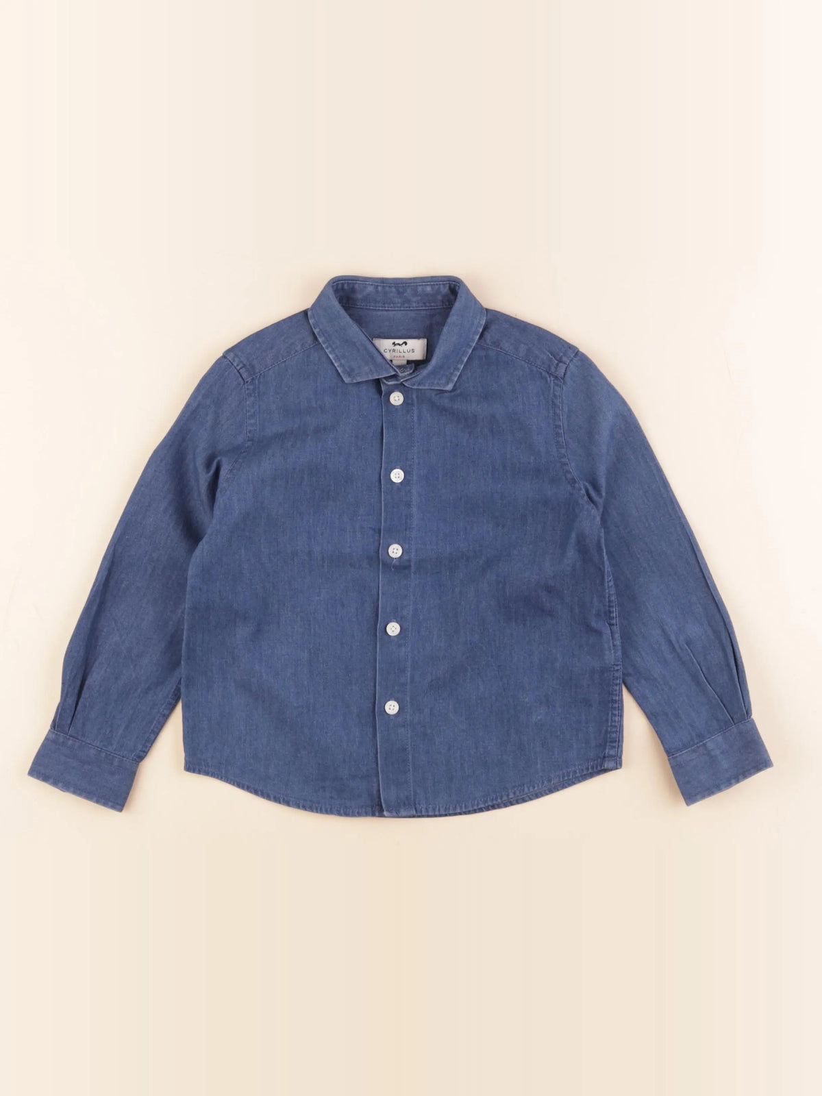 Cyrillus - chemise bleu - 3 ans