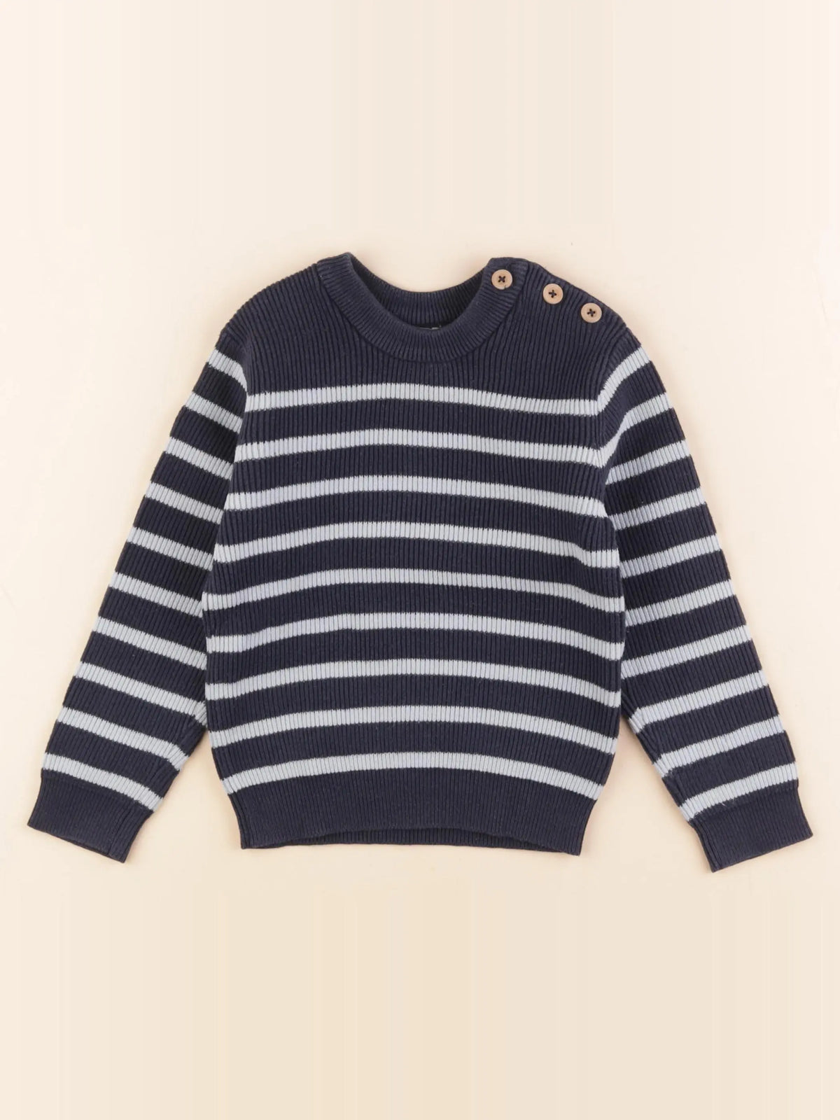 Cyrillus - pull bleu - 3 ans