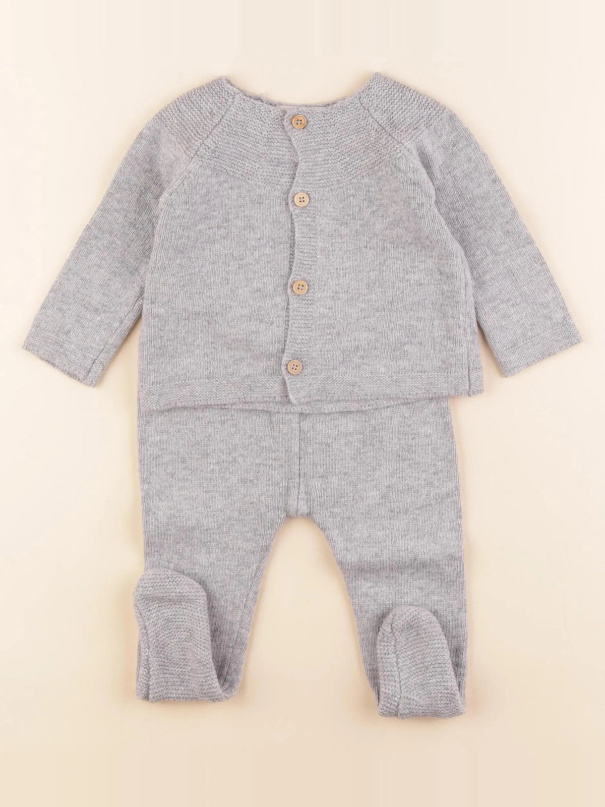 Cyrillus - ensemble gris - 6 mois