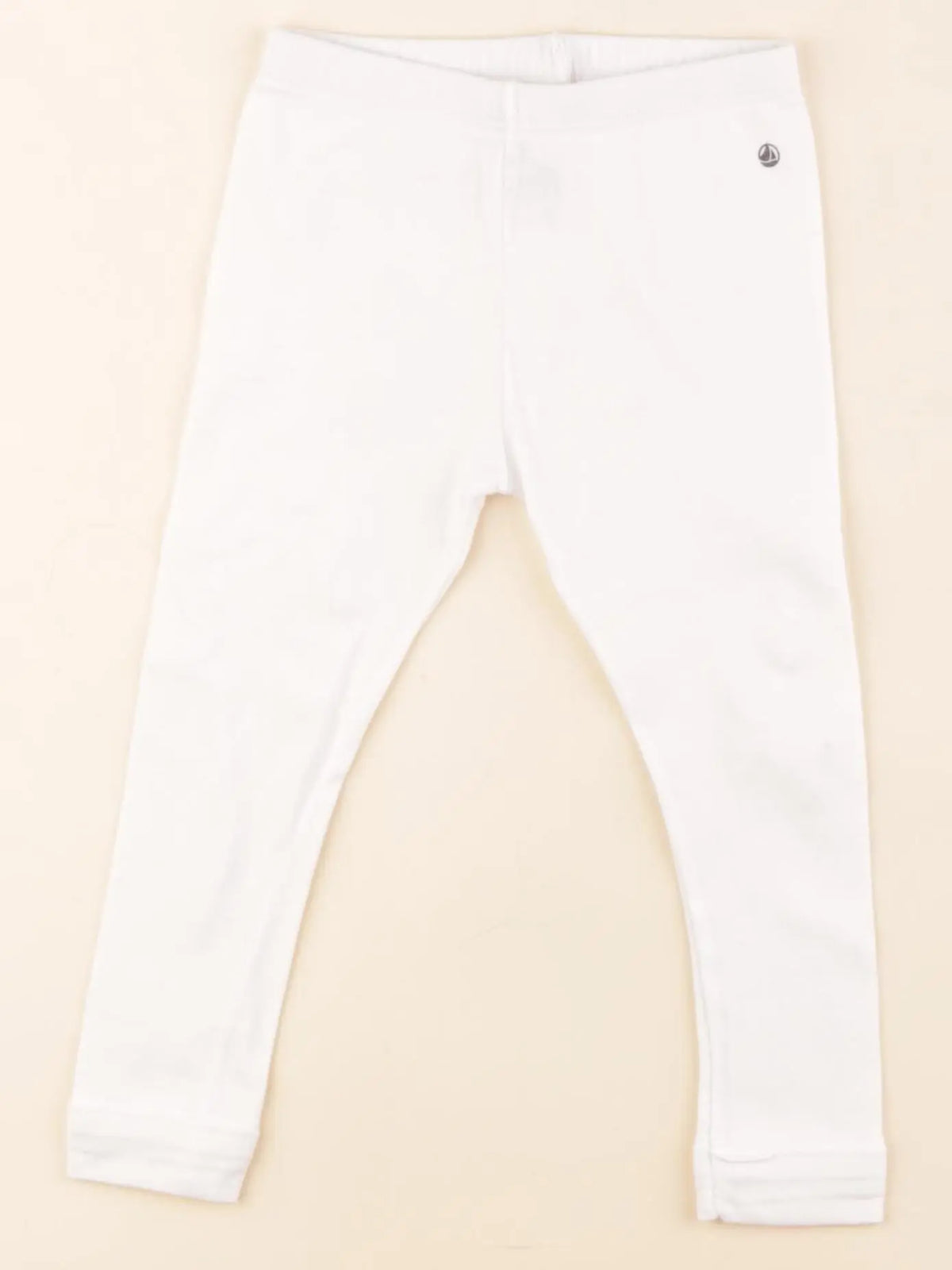 Petit Bateau - legging blanc - 24 mois