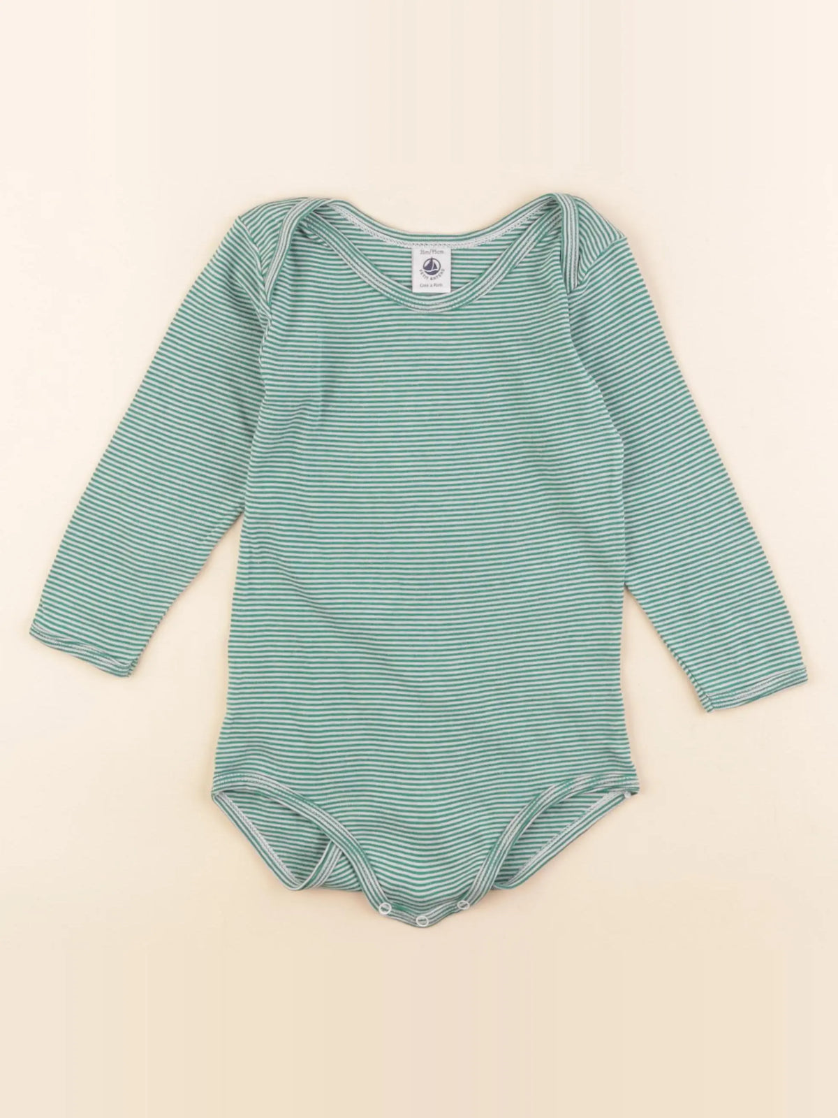 Petit Bateau - body vert - 36 mois