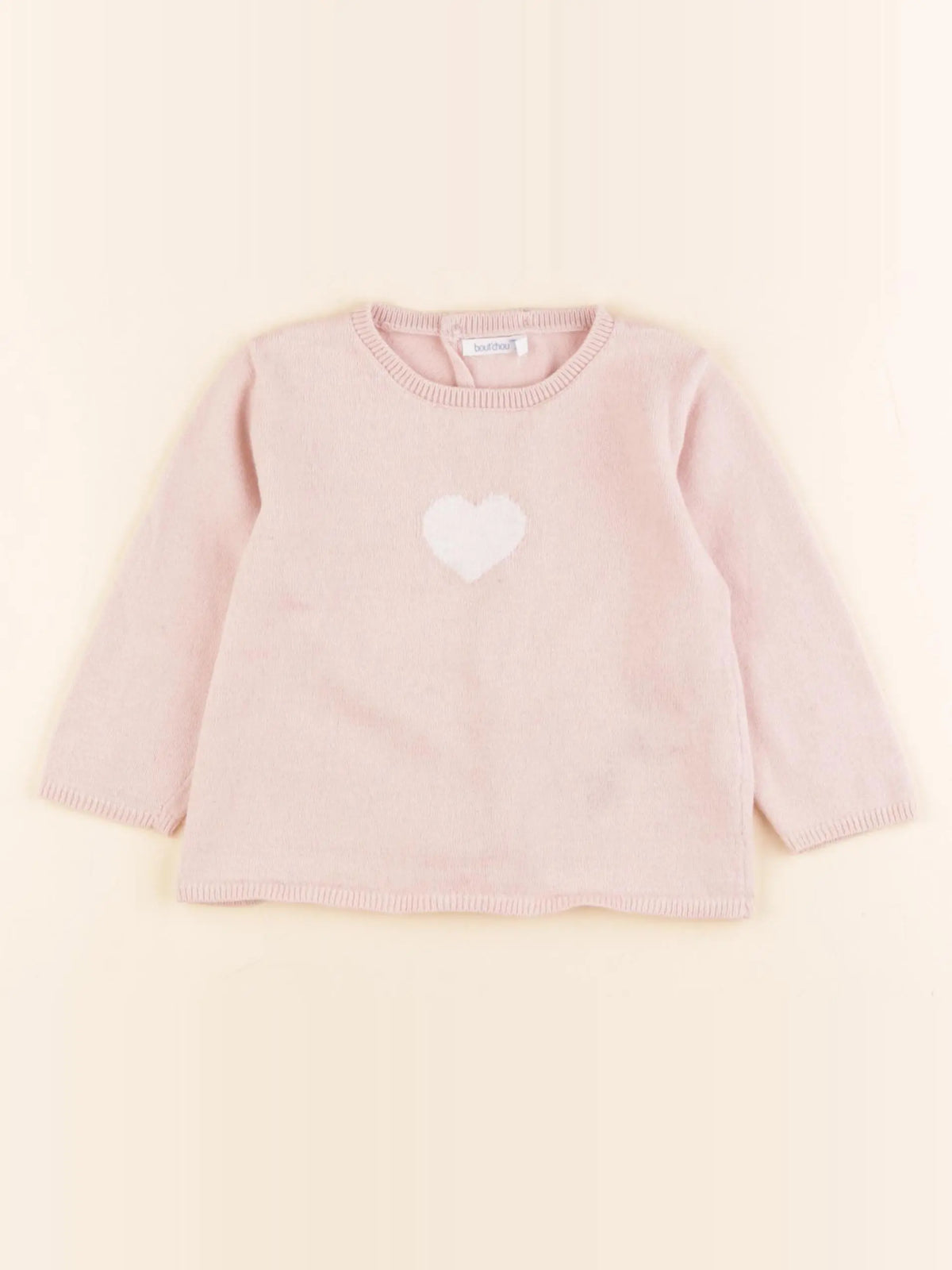 Boutchou - pull rose - 18 mois
