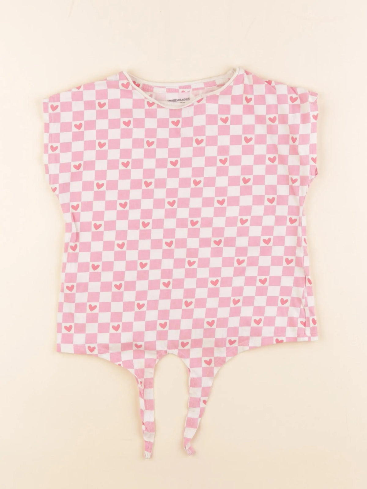 Vertbaudet - tee-shirt rose - 5 ans