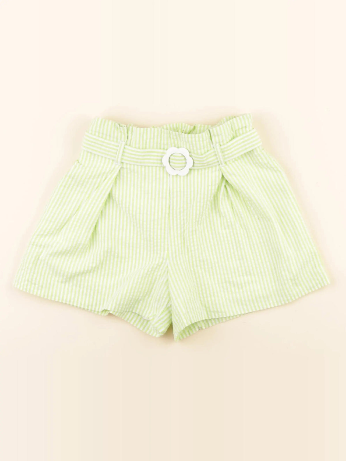 Jacadi - short blanc, vert - 6 ans