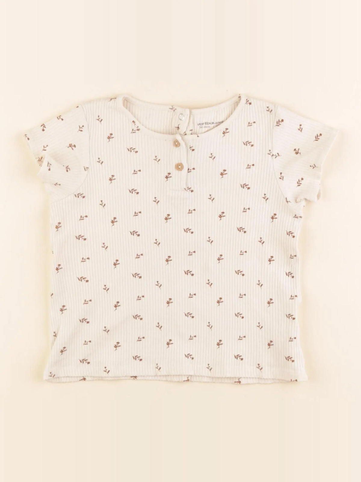 Vertbaudet - tee-shirt blanc - 36 mois