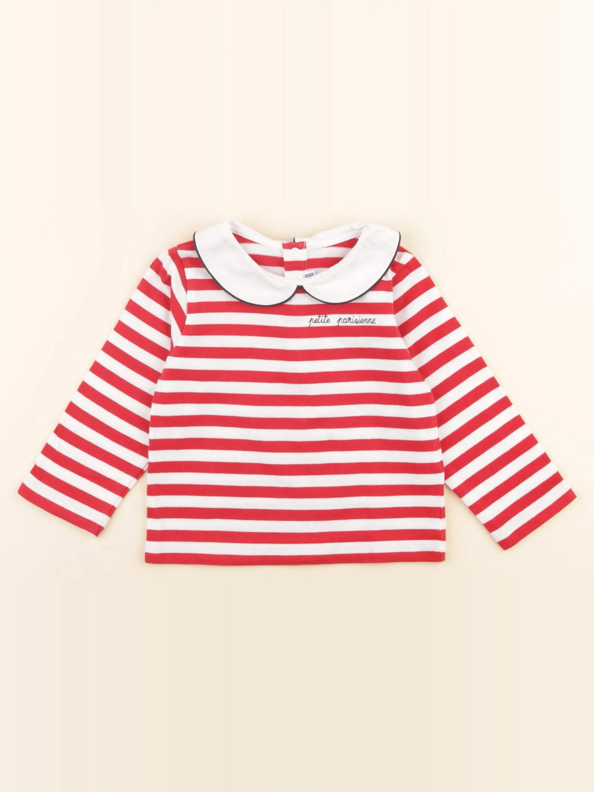 Jacadi - tee-shirt blanc, rouge - 24 mois