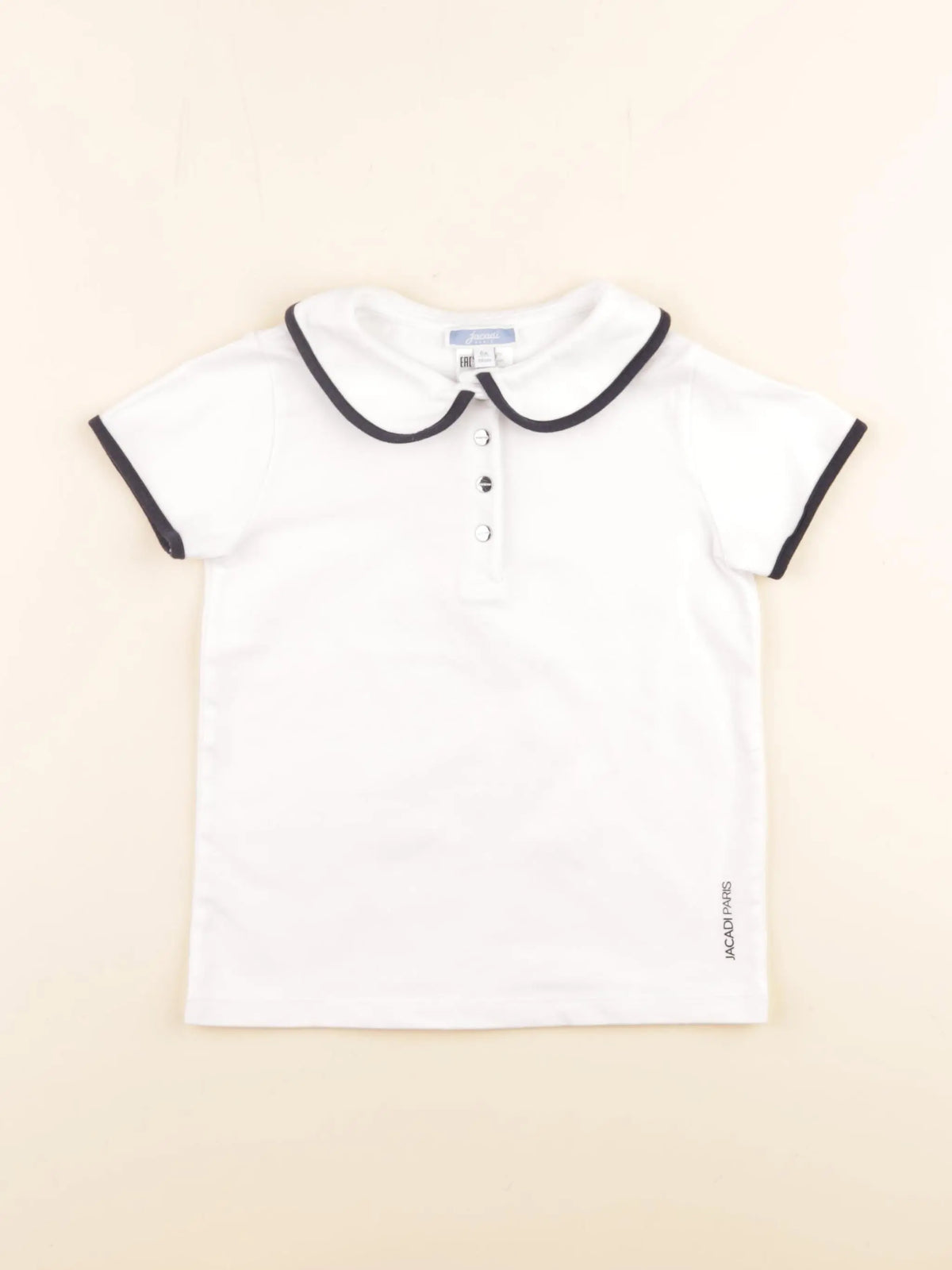 Jacadi - polo blanc - 6 ans