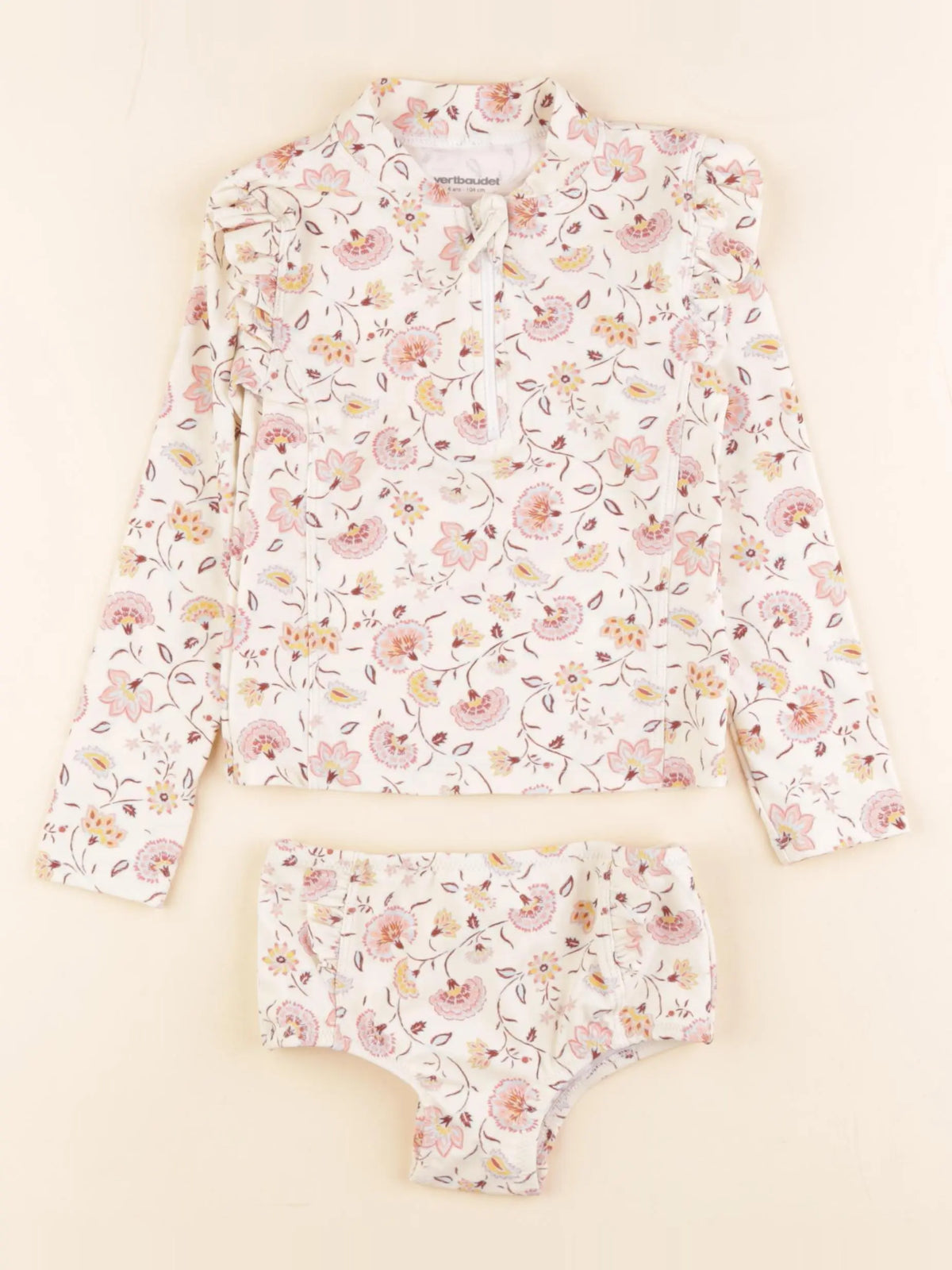 Vertbaudet - ensemble de bain multicolore - 4 ans