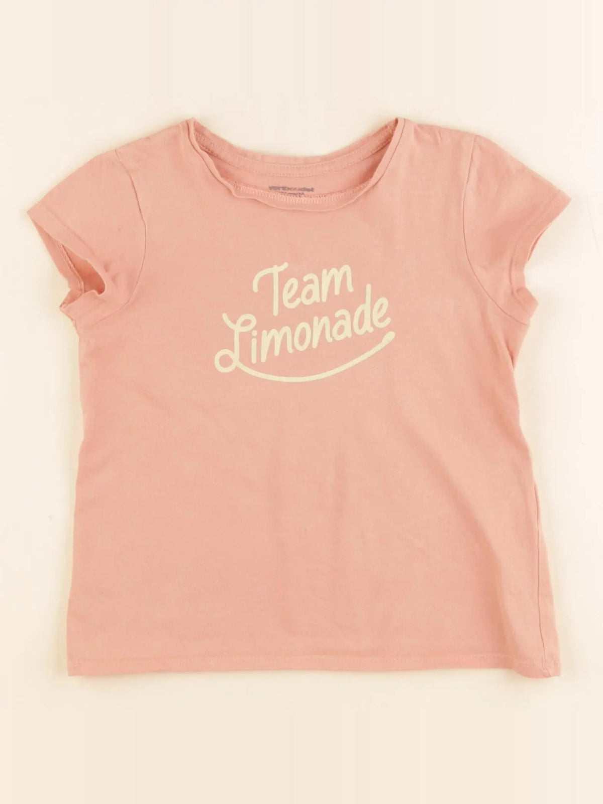 Vertbaudet - tee-shirt rose - 4 ans