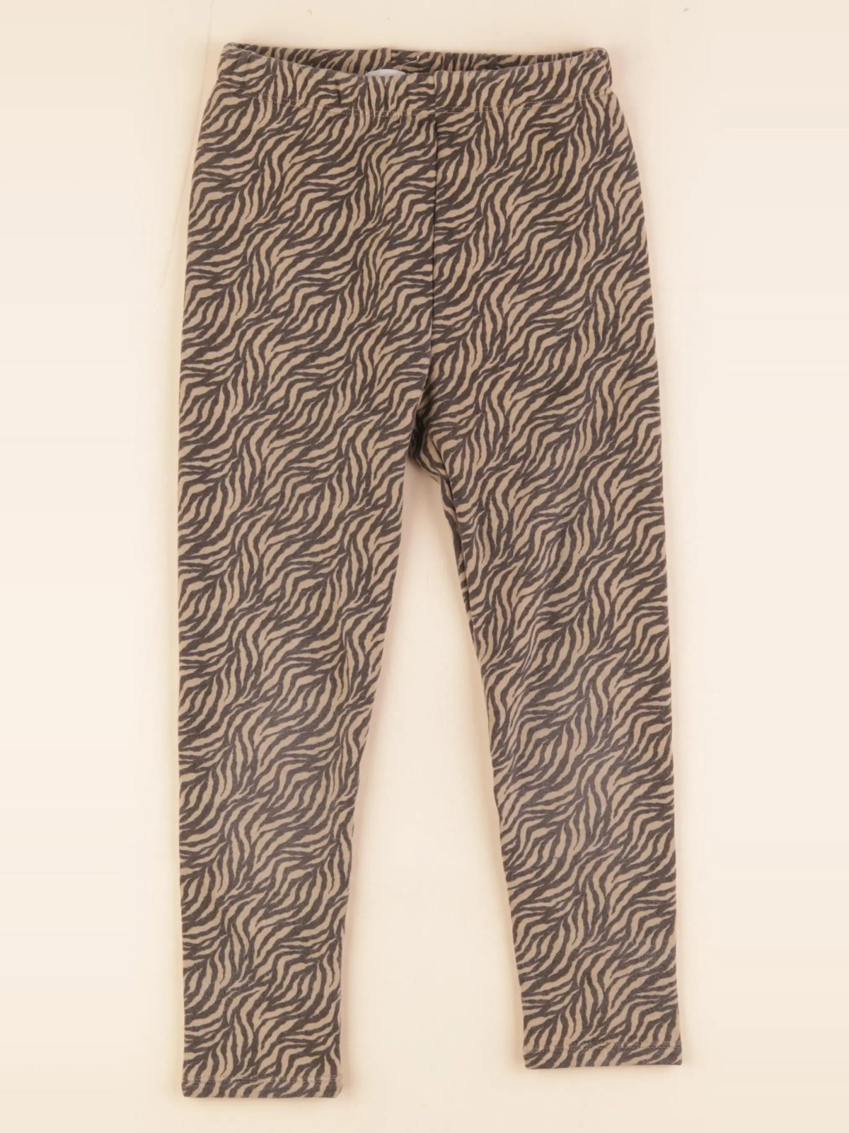 Vertbaudet - legging doublé marron - 6 ans
