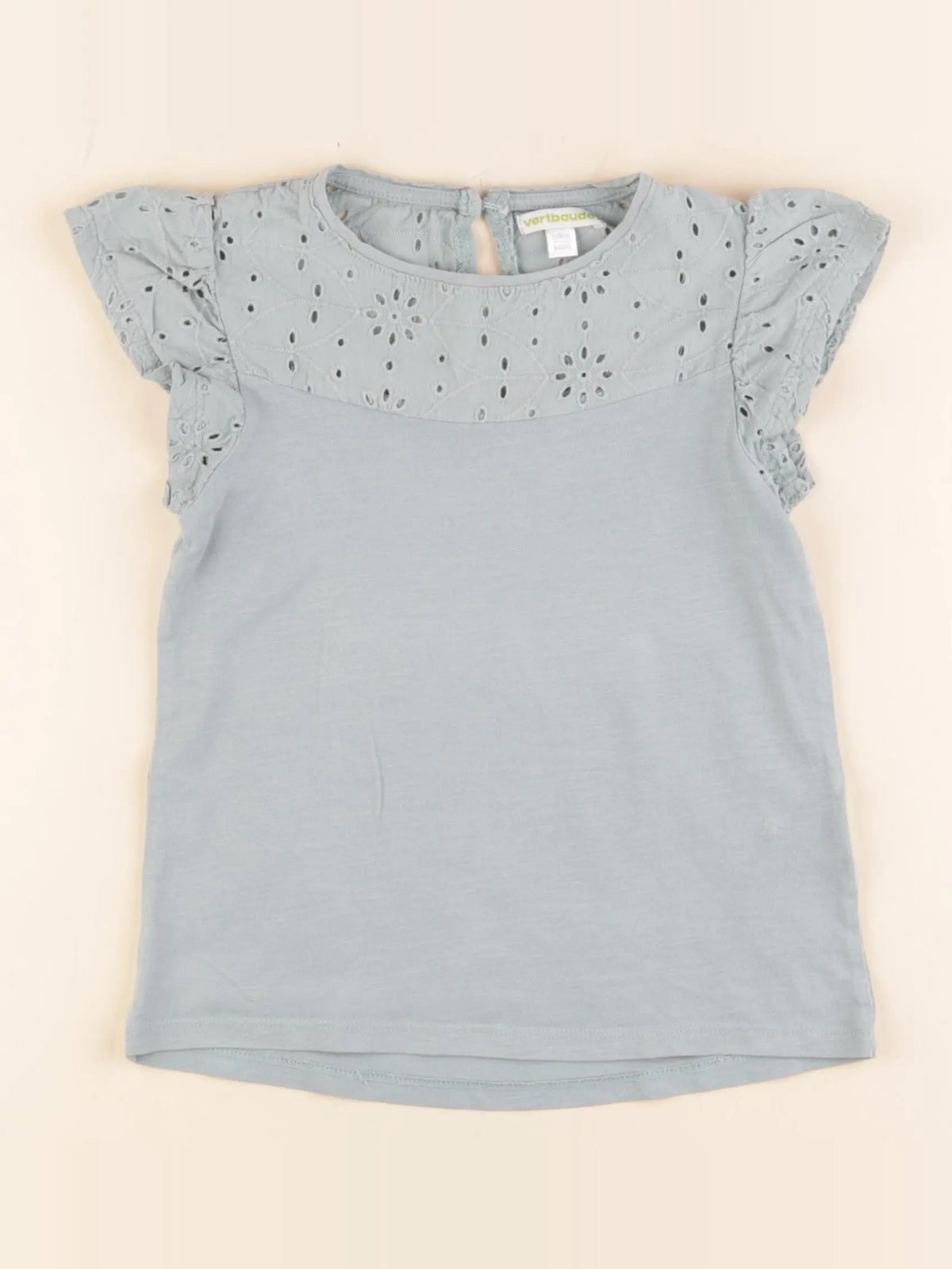 Vertbaudet - tee-shirt vert - 6 ans