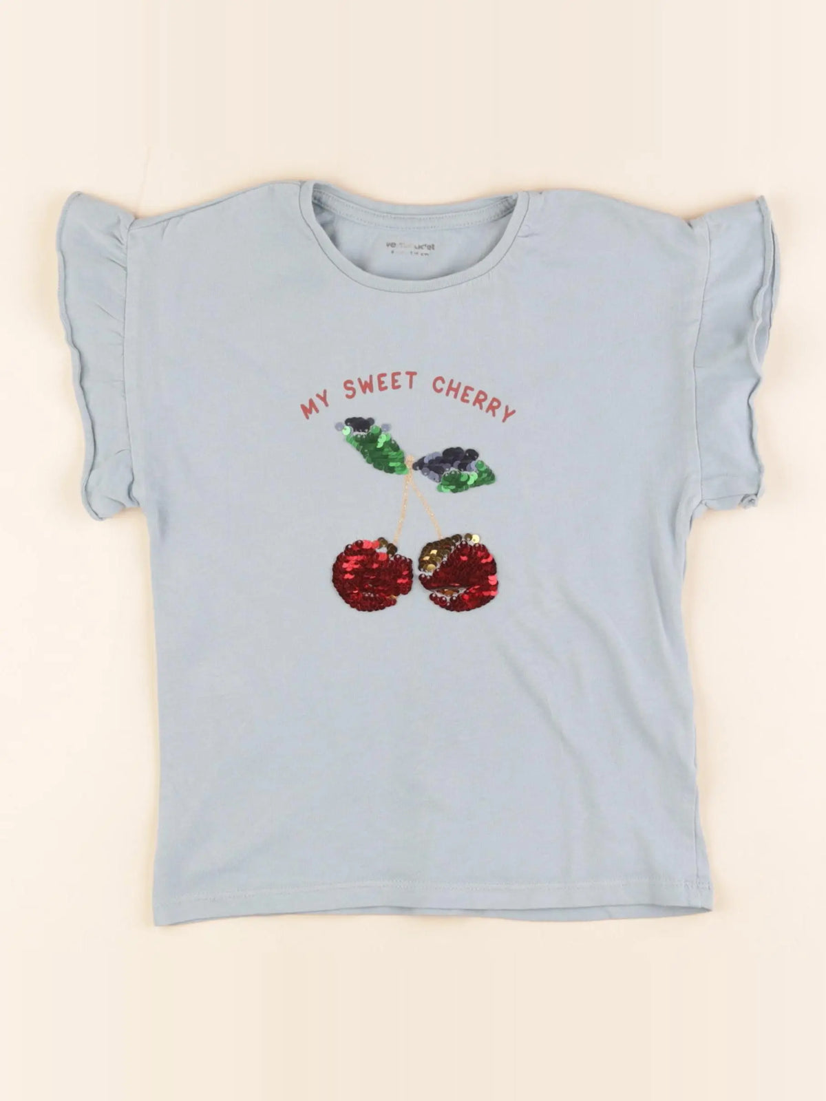 Vertbaudet - tee-shirt vert - 6 ans