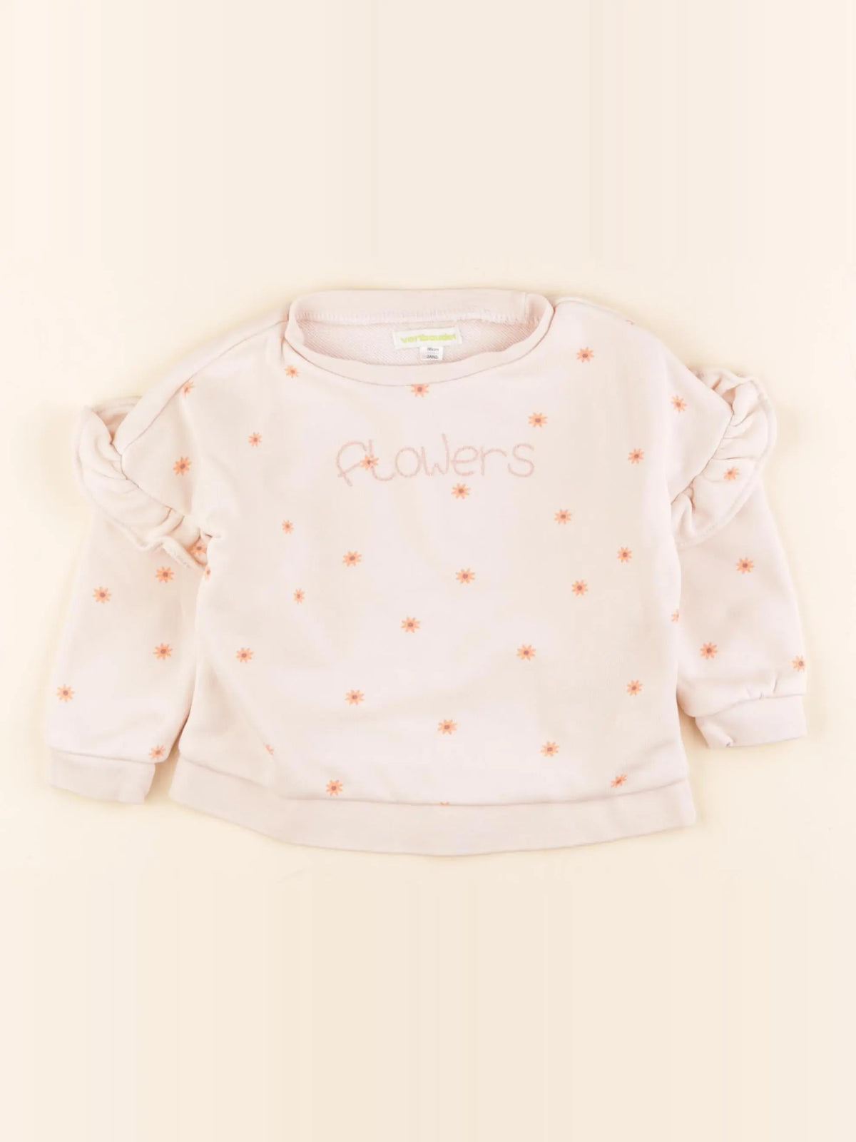 Vertbaudet - sweat rose - 2 ans