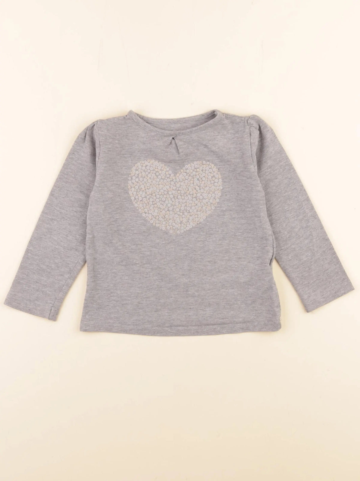 Vertbaudet - tee-shirt gris - 3 ans