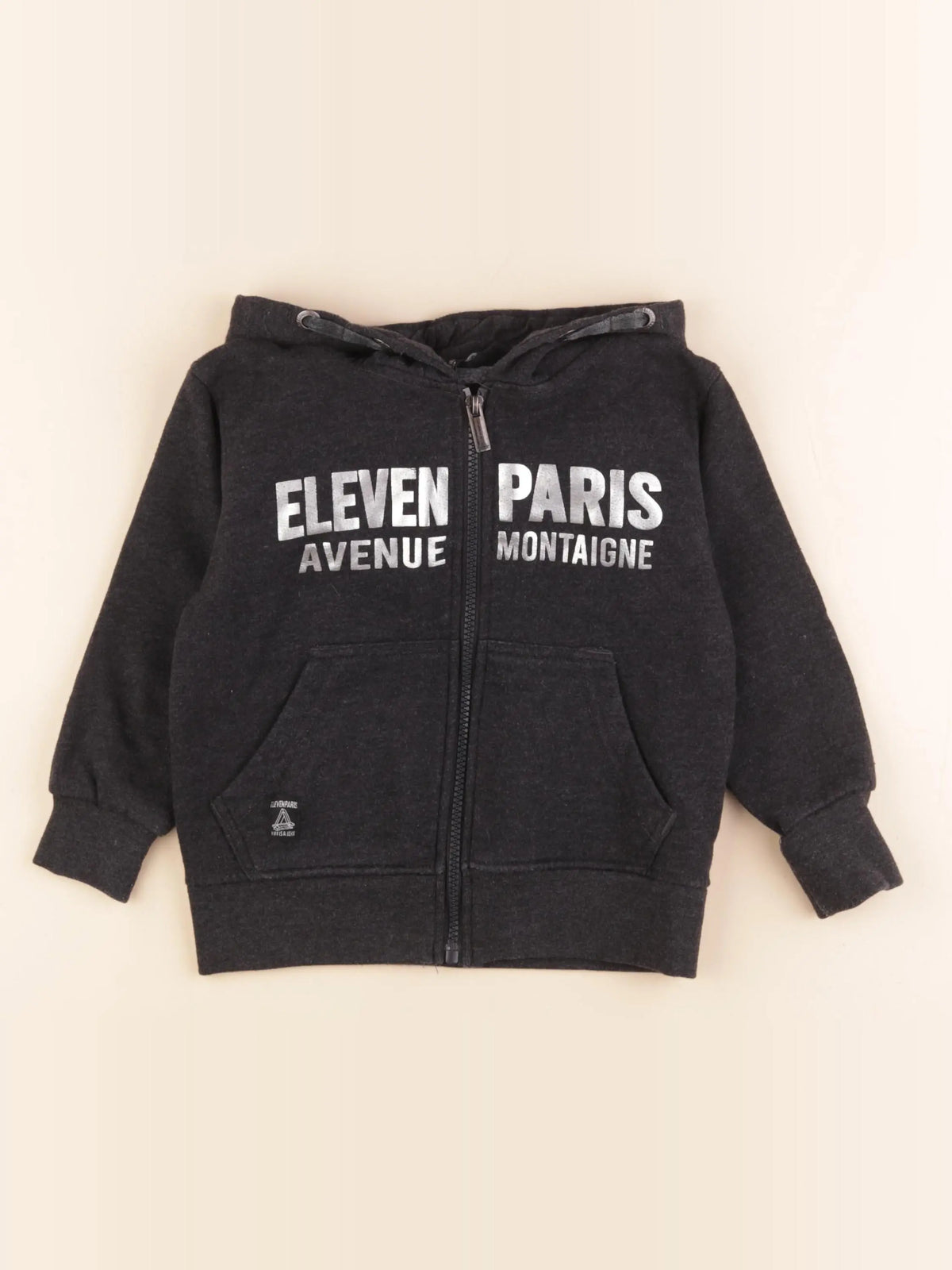 Little Eleven Paris - sweat gris - 4 ans